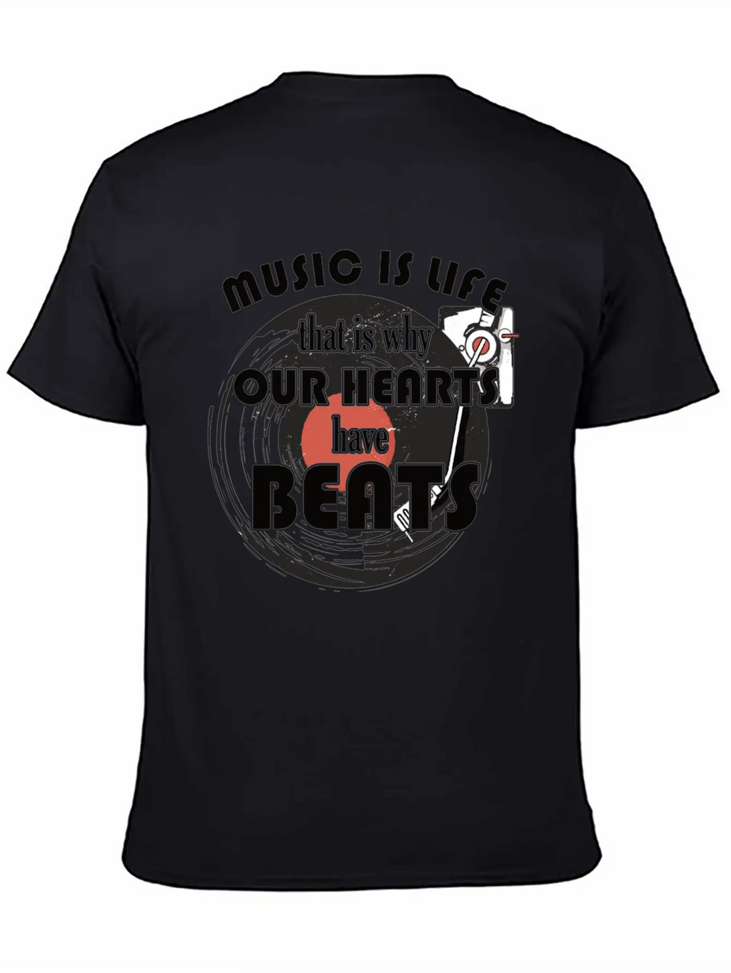 Music Is Life For Composers Unisex Short Sleeve Soft Cotton T-Shirt – Casual Everyday Wear