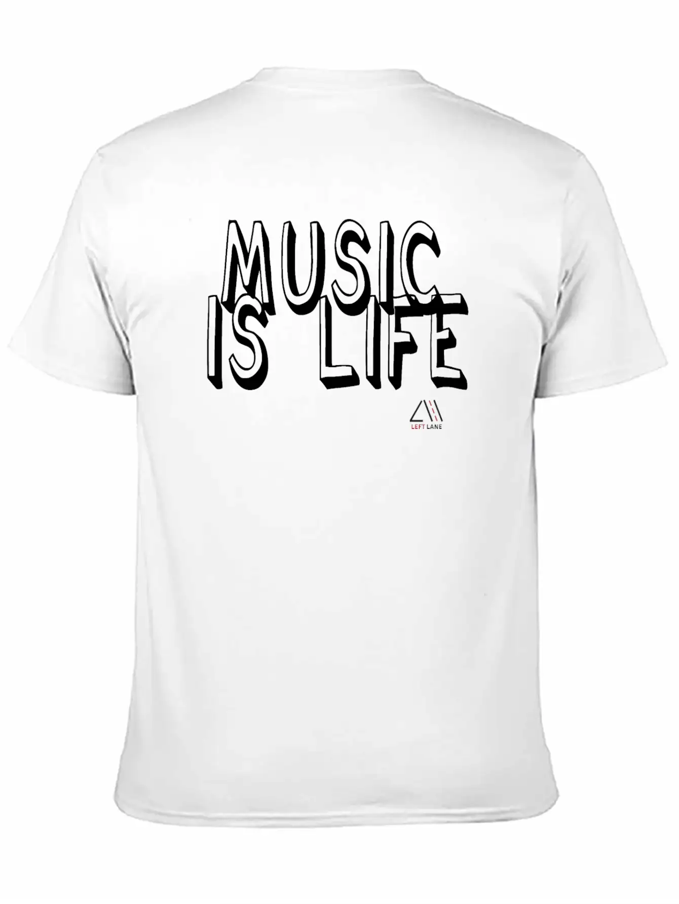 Music Is Life Unisex Short Sleeve Soft Cotton T-Shirt – Casual Everyday Wear
