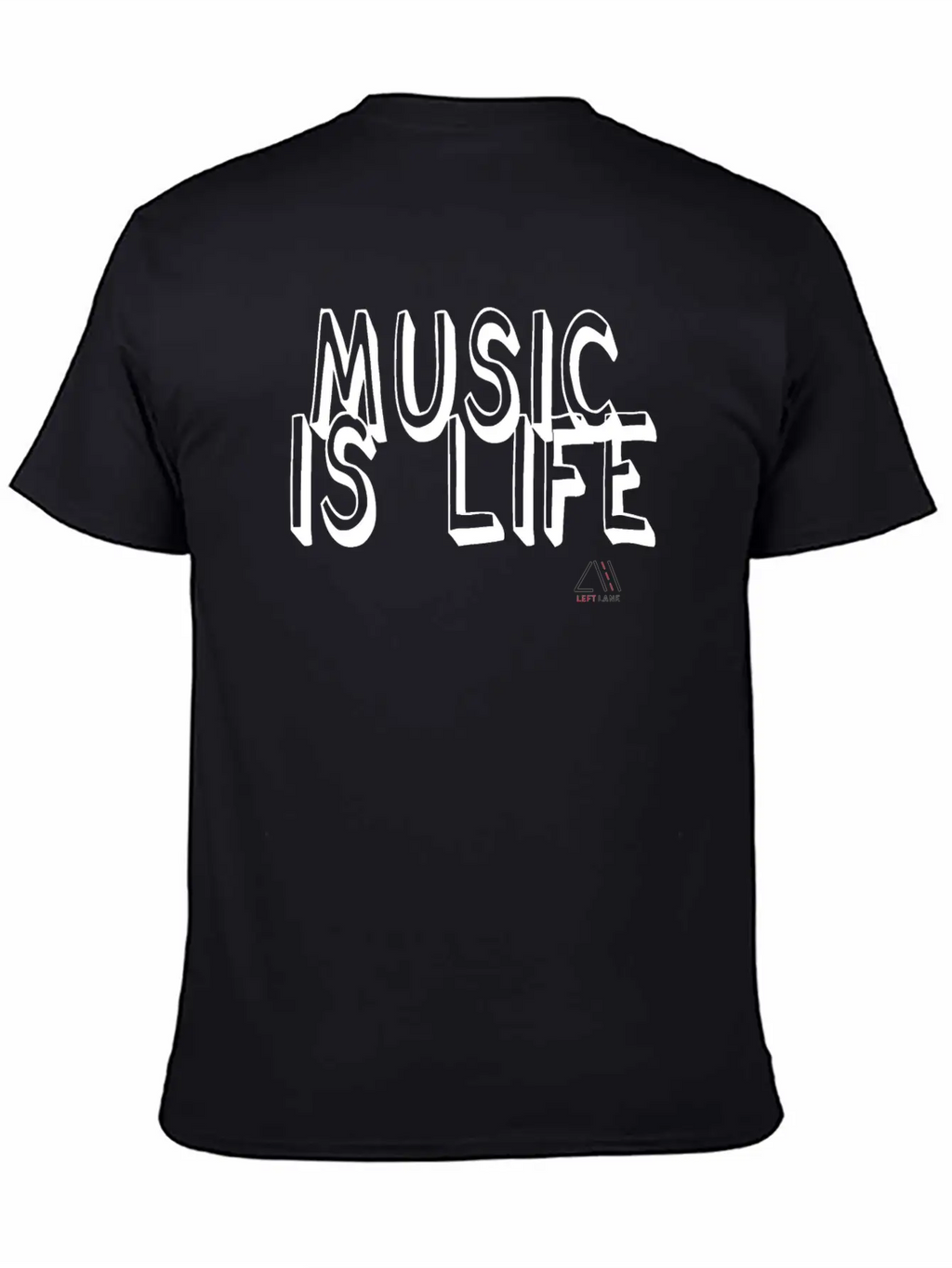 Music Is Life Unisex Short Sleeve Soft Cotton T-Shirt – Casual Everyday Wear