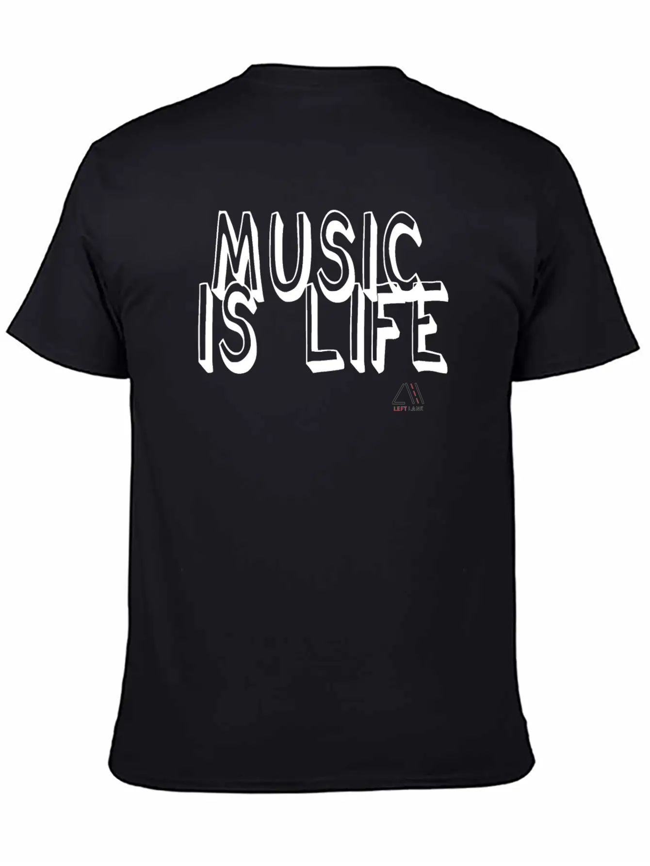 Music Is Life Unisex Short Sleeve Soft Cotton T-Shirt – Casual Everyday Wear