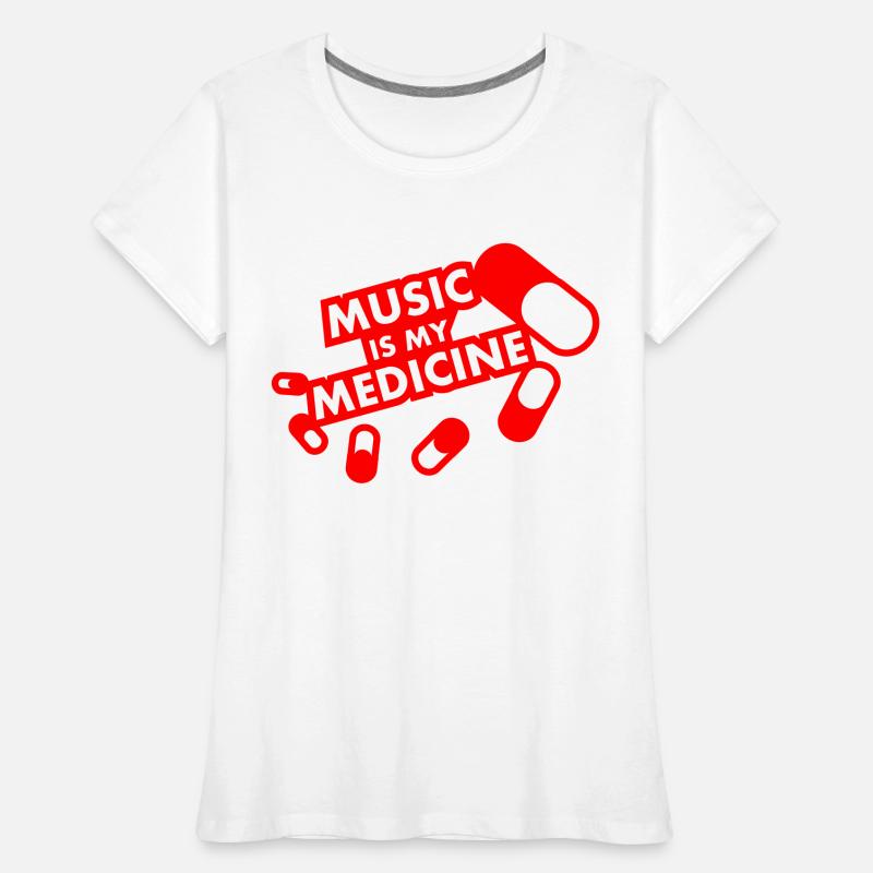 Music is my Medicine Drug Pils Saying Party Love
