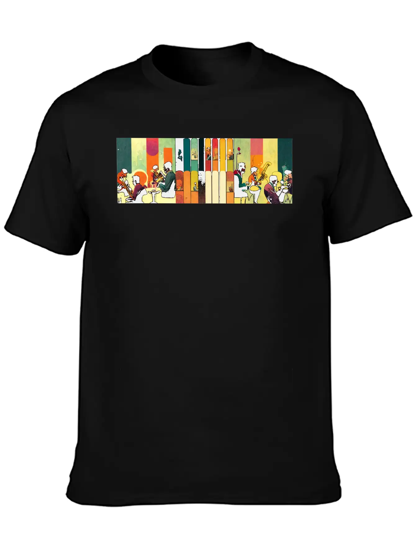 Music, Jazz & Ink Essential Cotton Tee For Daily Outfits – Unisex Style