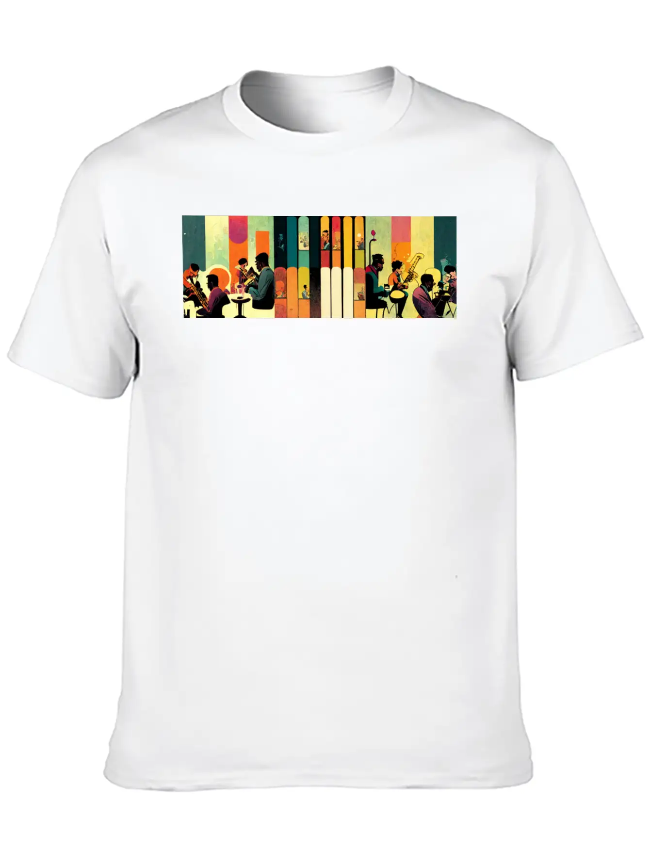 Music, Jazz & Ink Essential Cotton Tee For Daily Outfits – Unisex Style