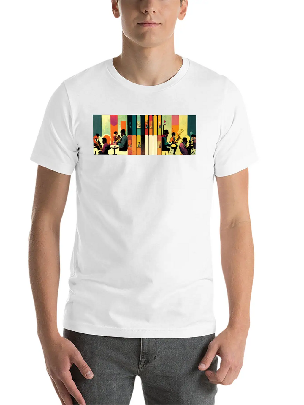Music, Jazz & Ink Essential Cotton Tee For Daily Outfits – Unisex Style