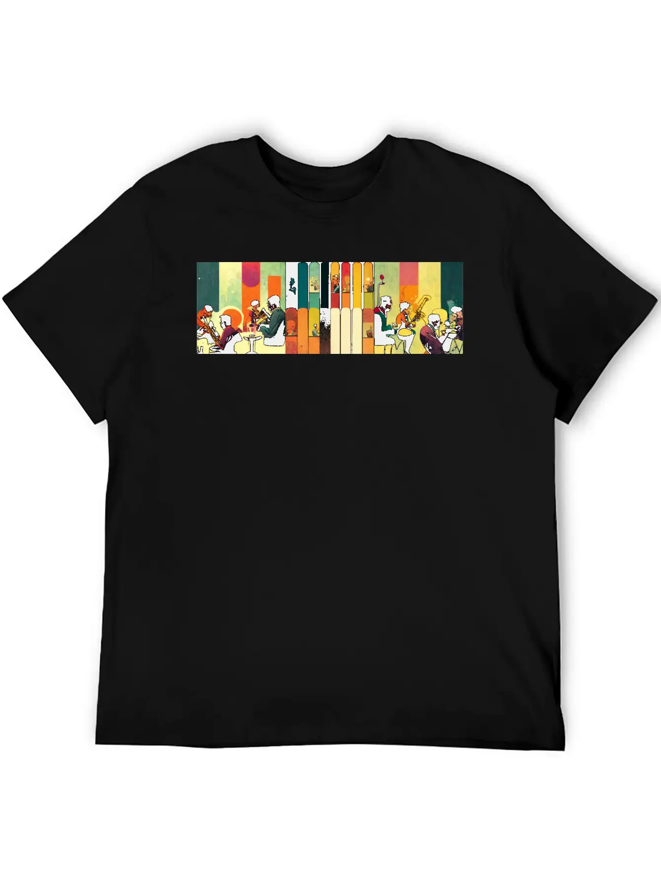 Music, Jazz & Ink Essential Cotton Tee For Daily Outfits – Unisex Style