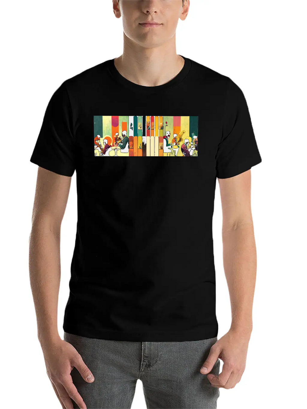 Music, Jazz & Ink Essential Cotton Tee For Daily Outfits – Unisex Style