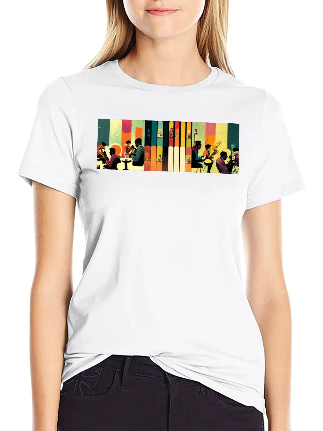 Music, Jazz & Ink Essential Cotton Tee For Daily Outfits – Unisex Style