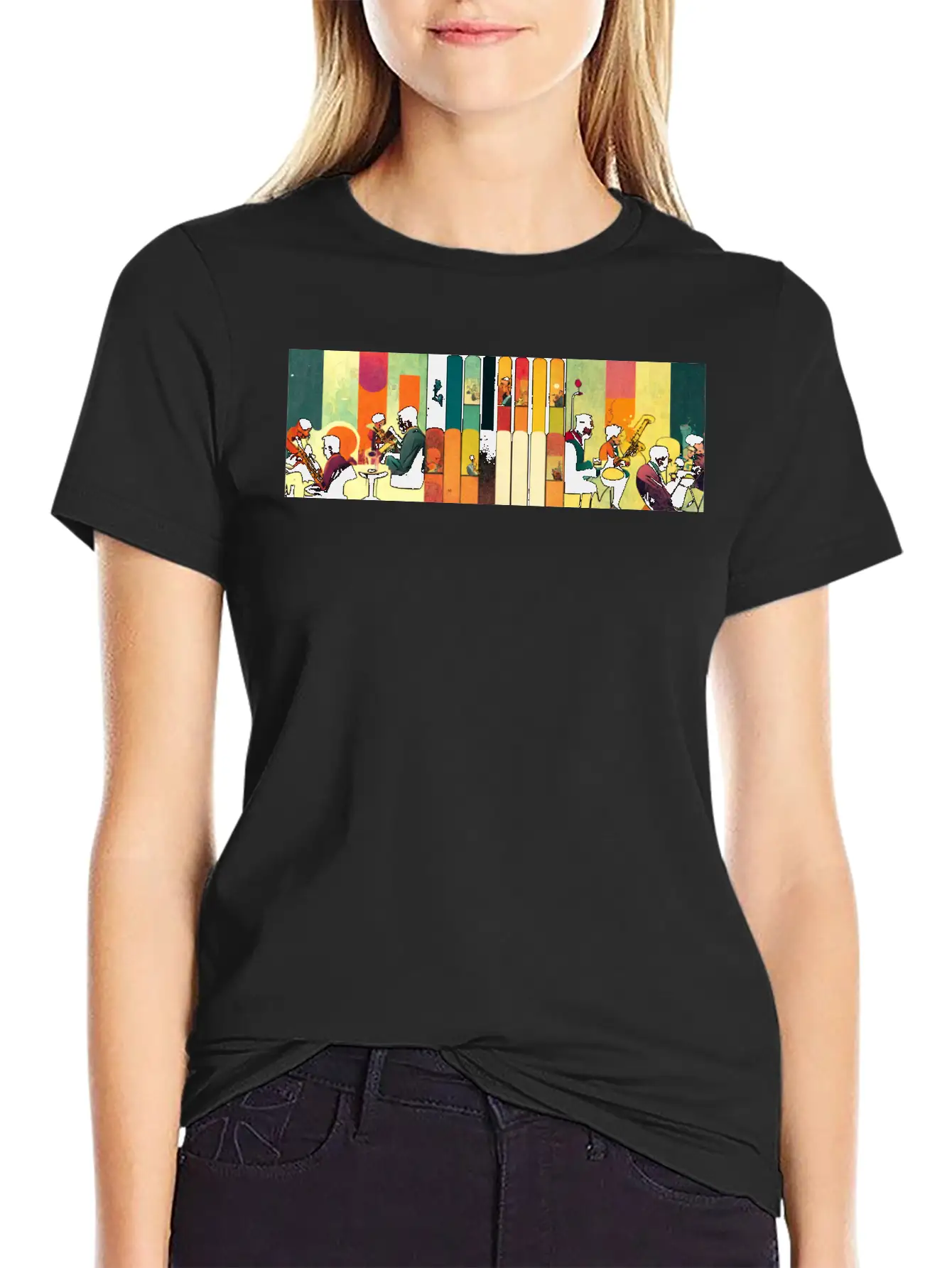 Music, Jazz & Ink Essential Cotton Tee For Daily Outfits – Unisex Style