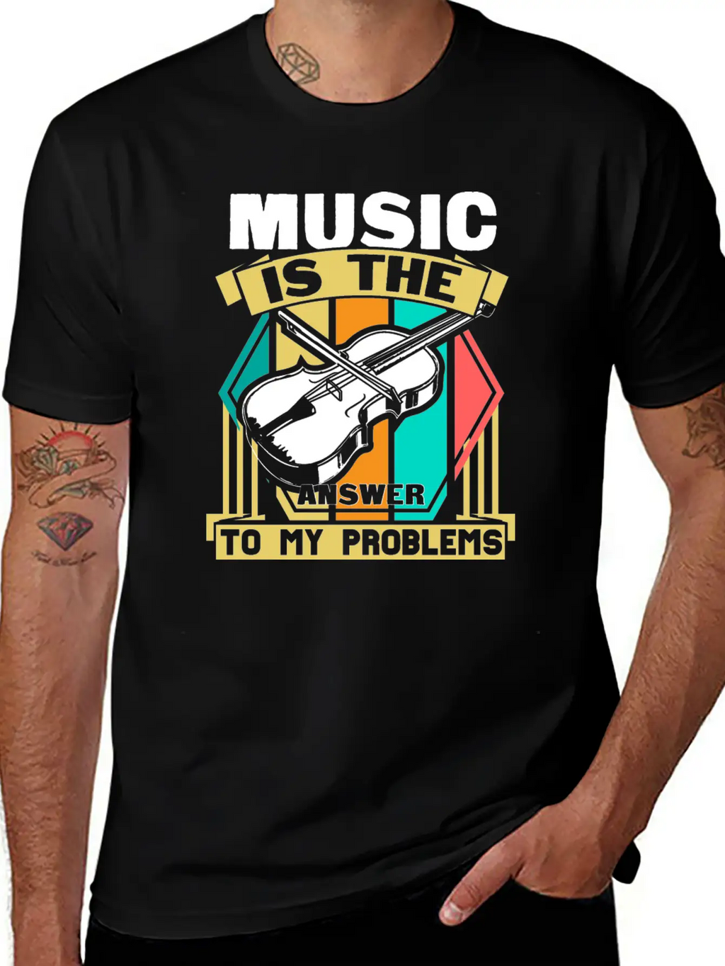 Music Life Stylish Everyday T-Shirt – Unisex Basic Cotton Tee