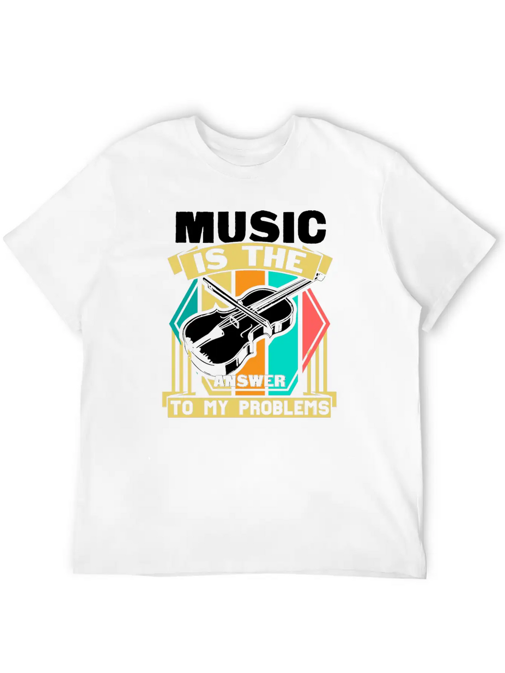 Music Life Stylish Everyday T-Shirt – Unisex Basic Cotton Tee