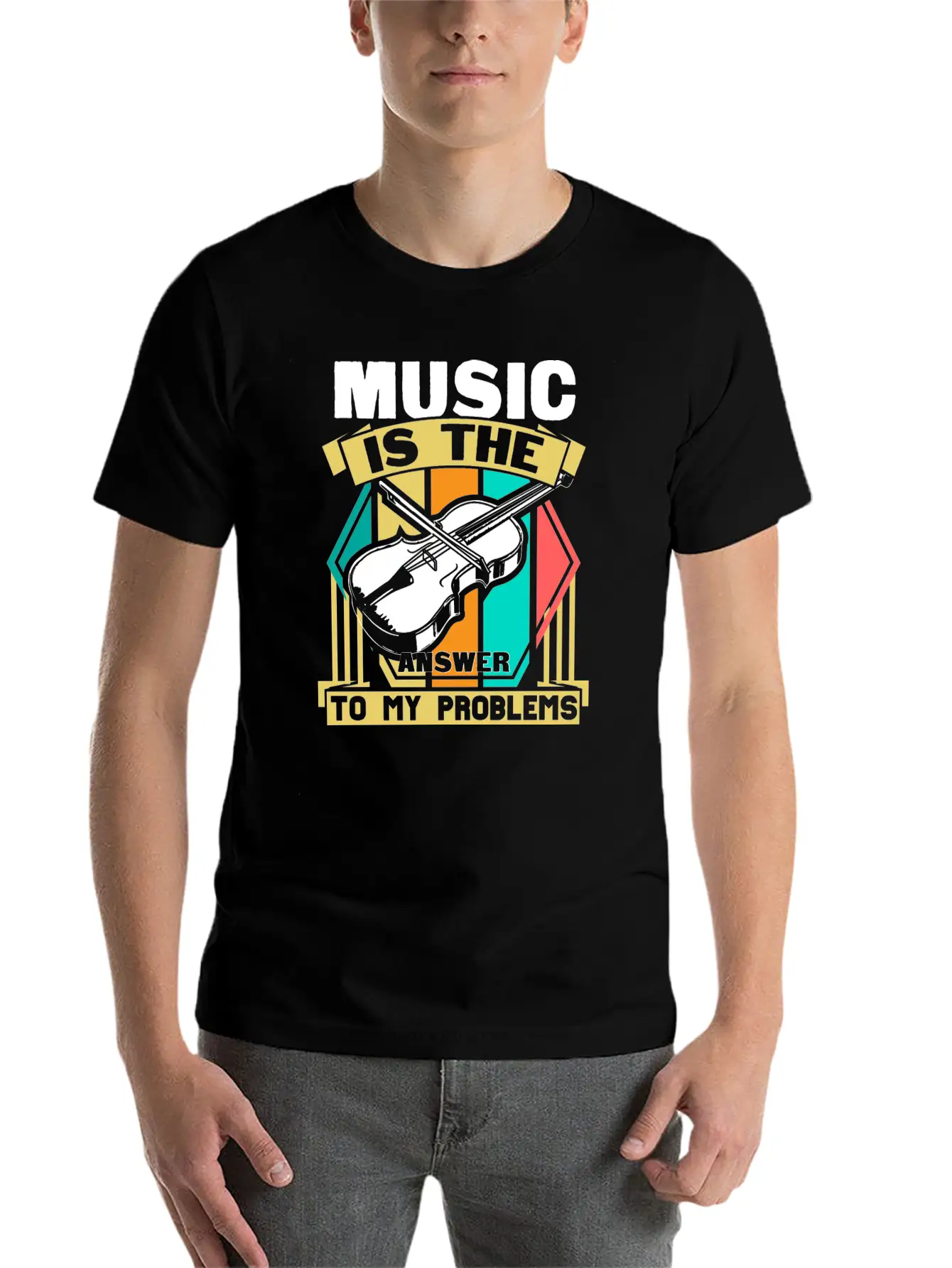 Music Life Stylish Everyday T-Shirt – Unisex Basic Cotton Tee