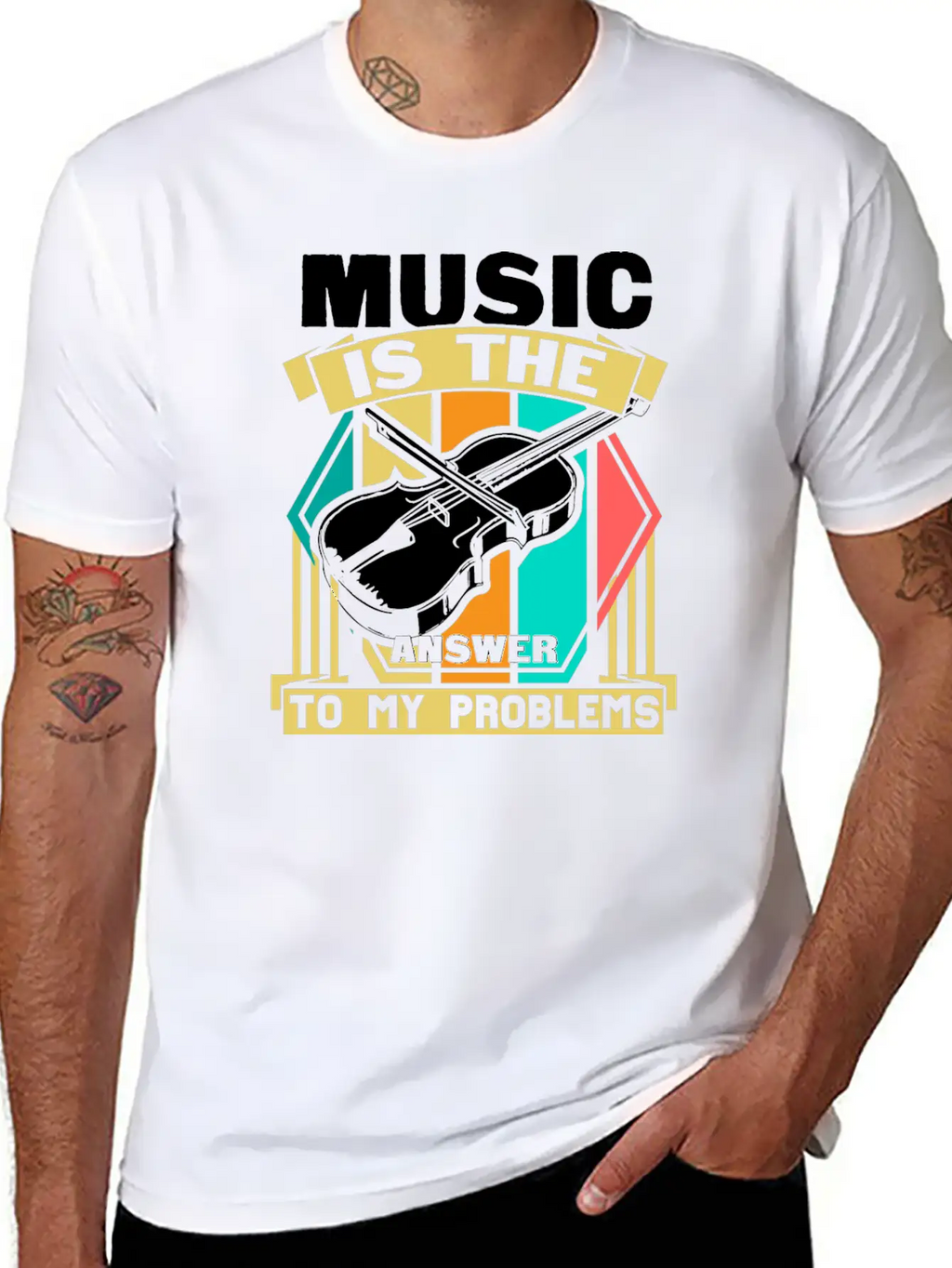 Music Life Stylish Everyday T-Shirt – Unisex Basic Cotton Tee