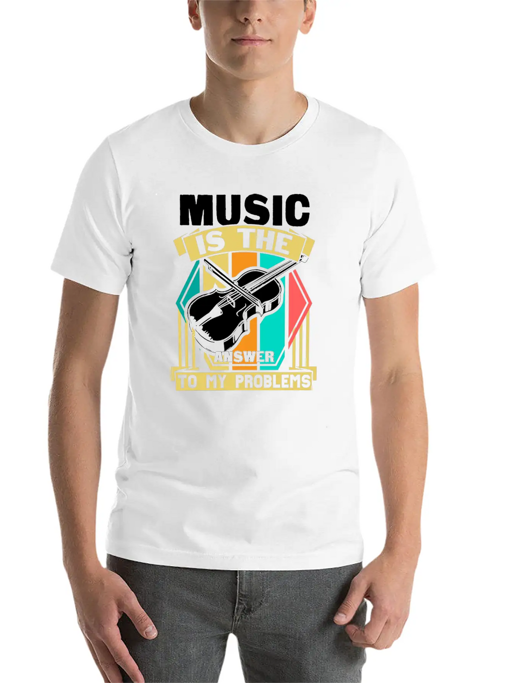 Music Life Stylish Everyday T-Shirt – Unisex Basic Cotton Tee