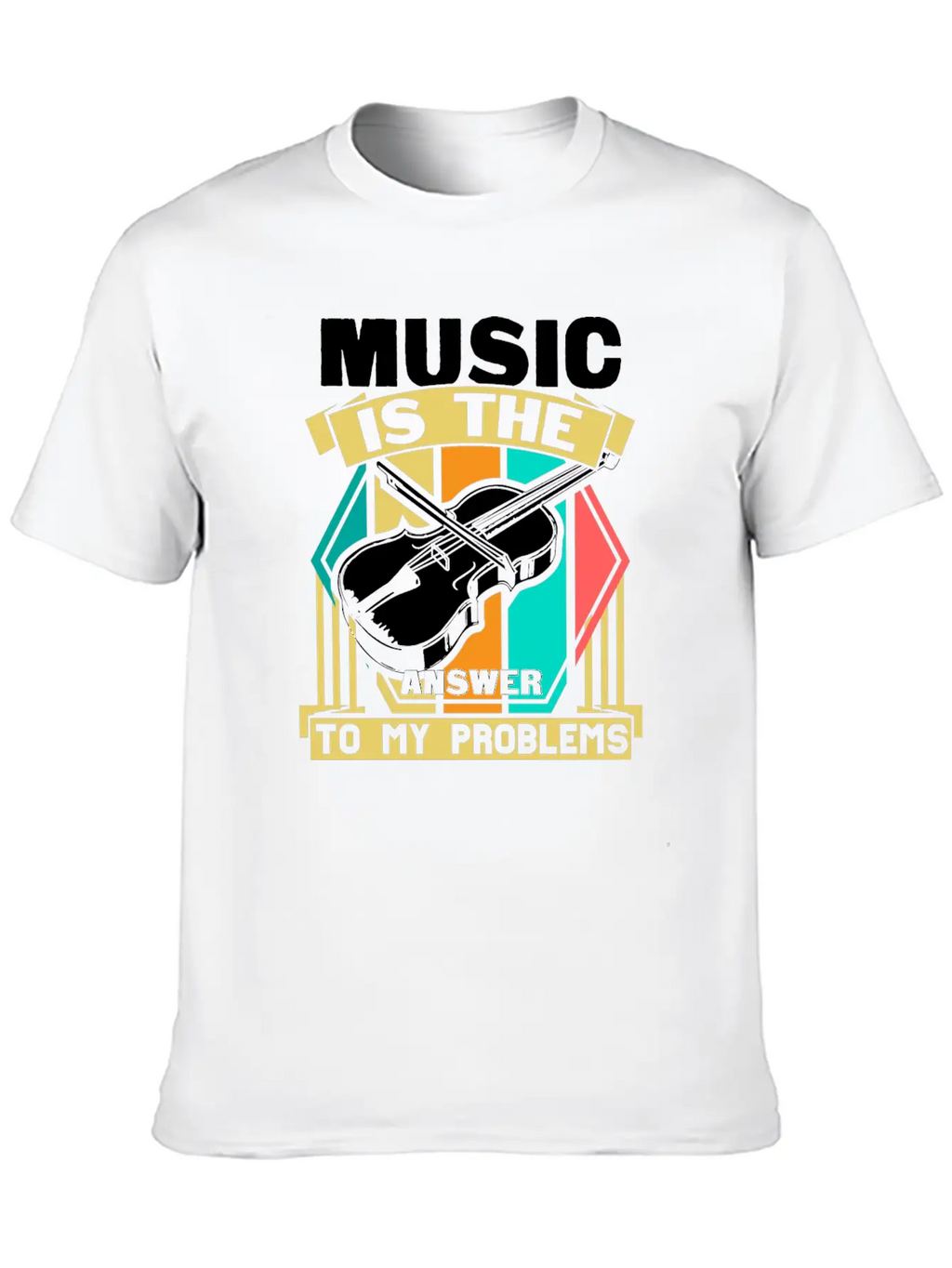 Music Life Stylish Everyday T-Shirt – Unisex Basic Cotton Tee