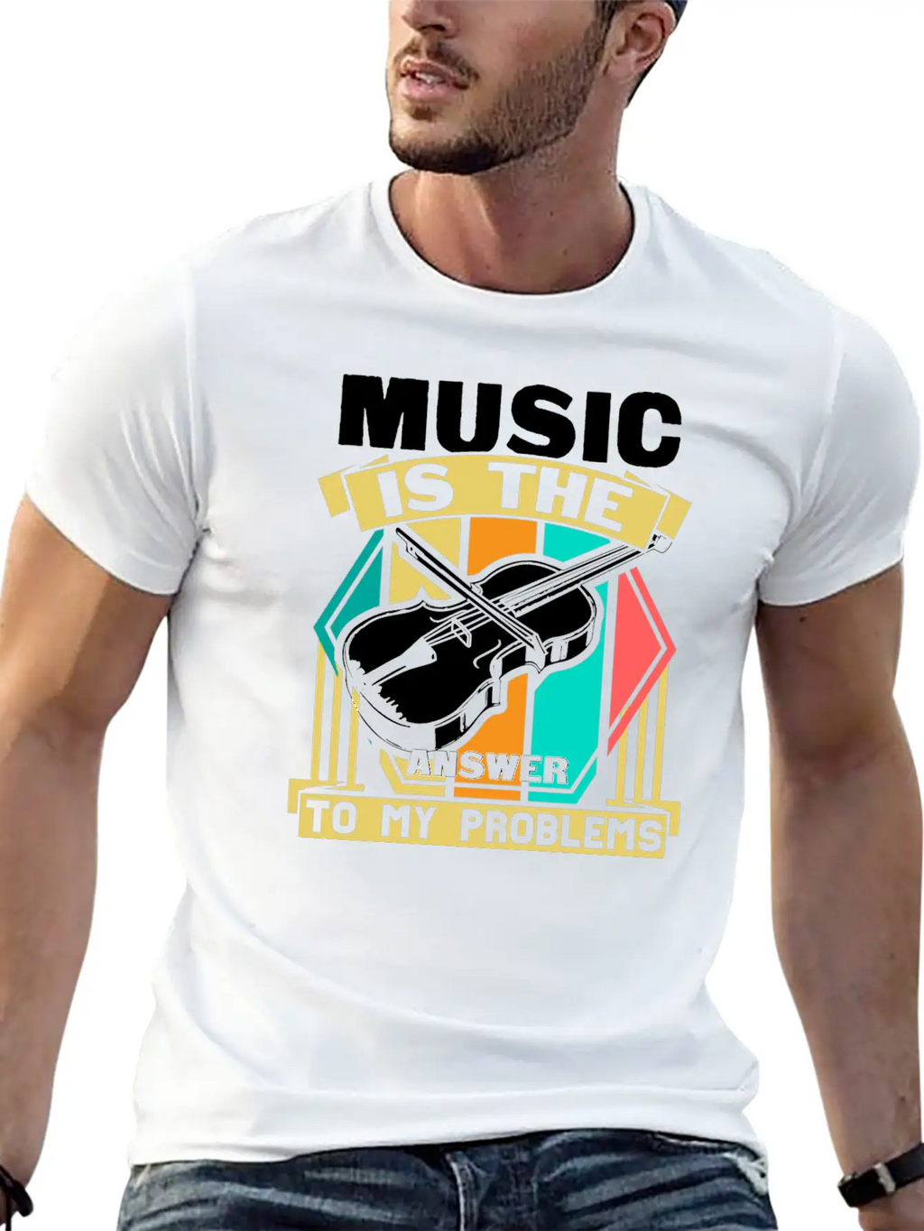 Music Life Stylish Everyday T-Shirt – Unisex Basic Cotton Tee