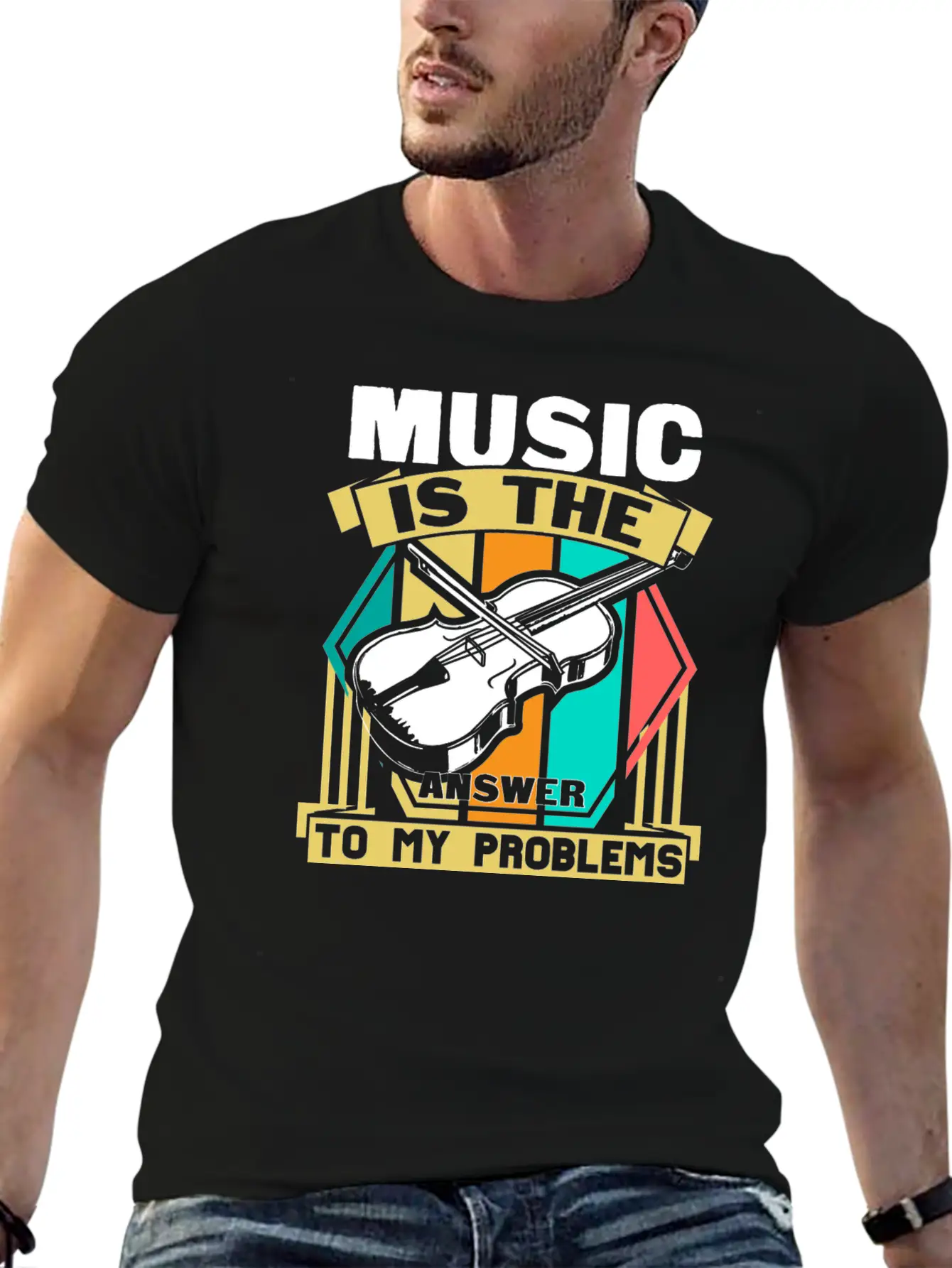 Music Life Stylish Everyday T-Shirt – Unisex Basic Cotton Tee