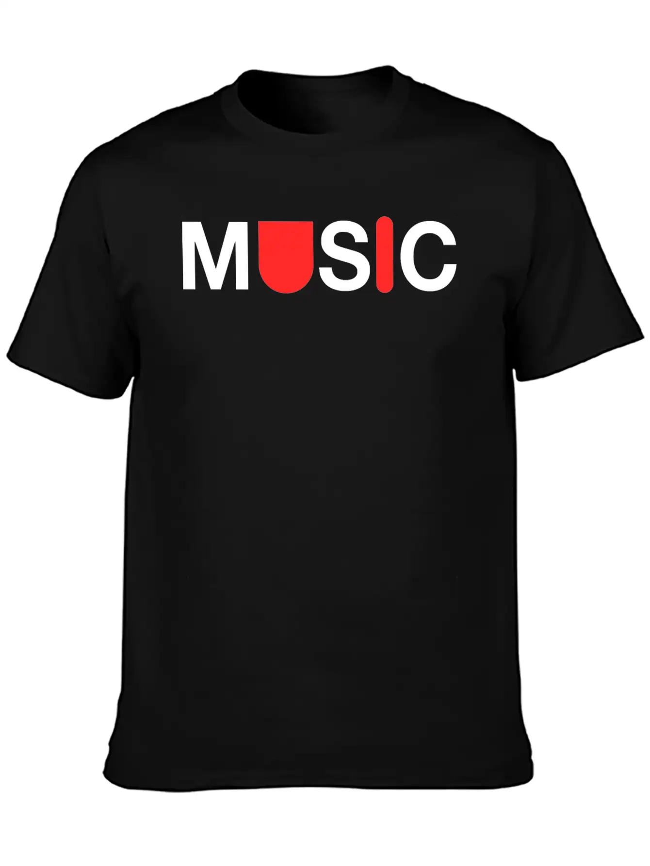 Music Logo Essential Cotton Tee For Daily Outfits – Unisex Style