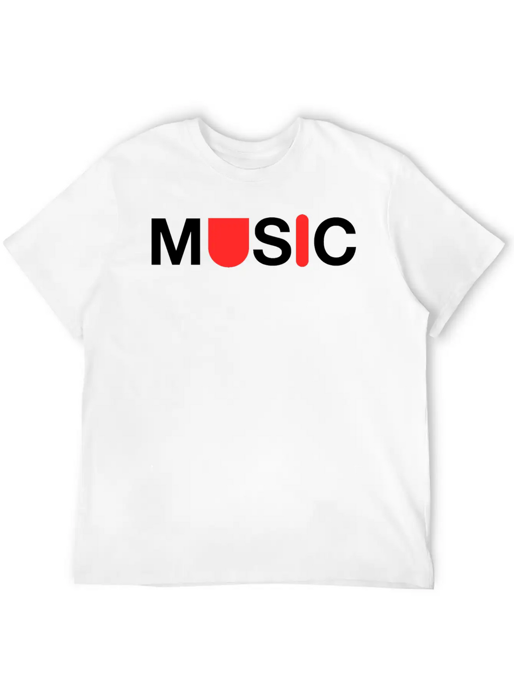 Music Logo Essential Cotton Tee For Daily Outfits – Unisex Style
