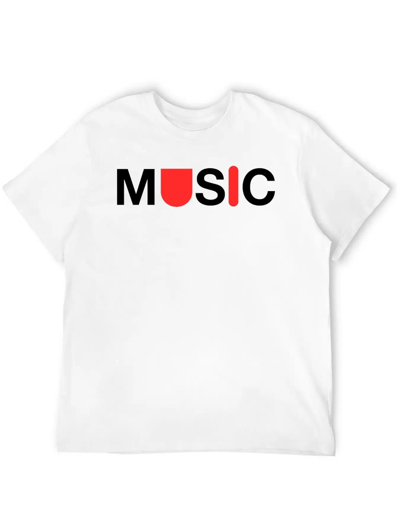 Music Logo Essential Cotton Tee For Daily Outfits – Unisex Style