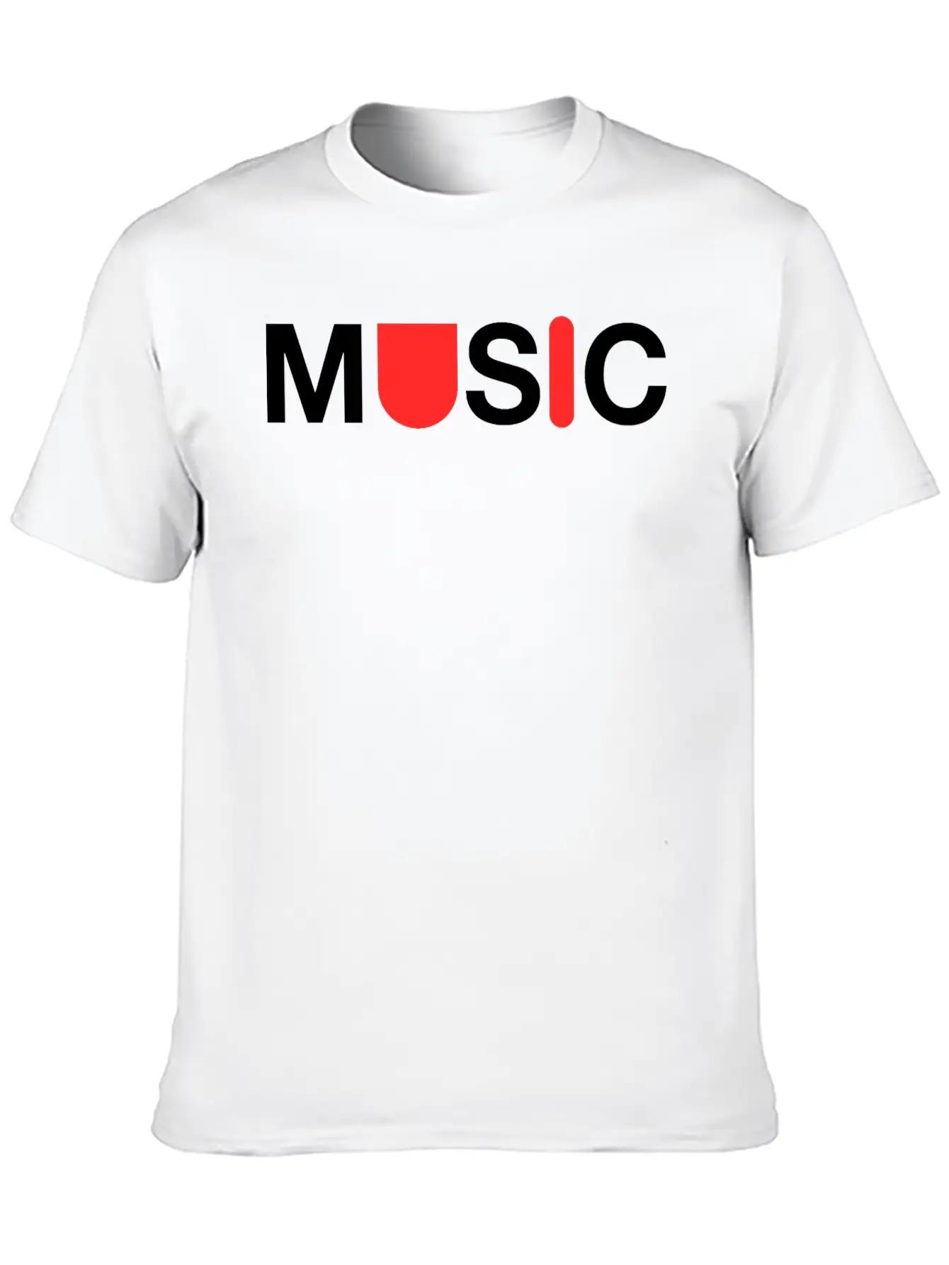 Music Logo Essential Cotton Tee For Daily Outfits – Unisex Style