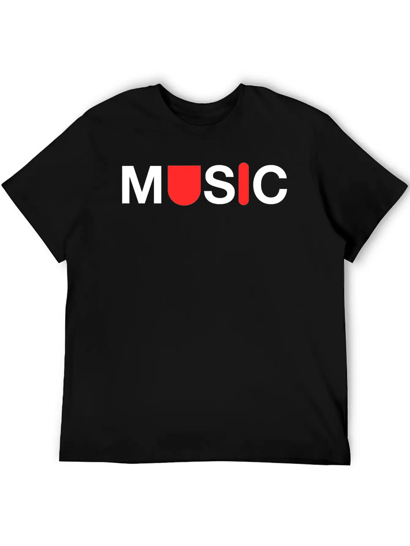 Music Logo Essential Cotton Tee For Daily Outfits – Unisex Style