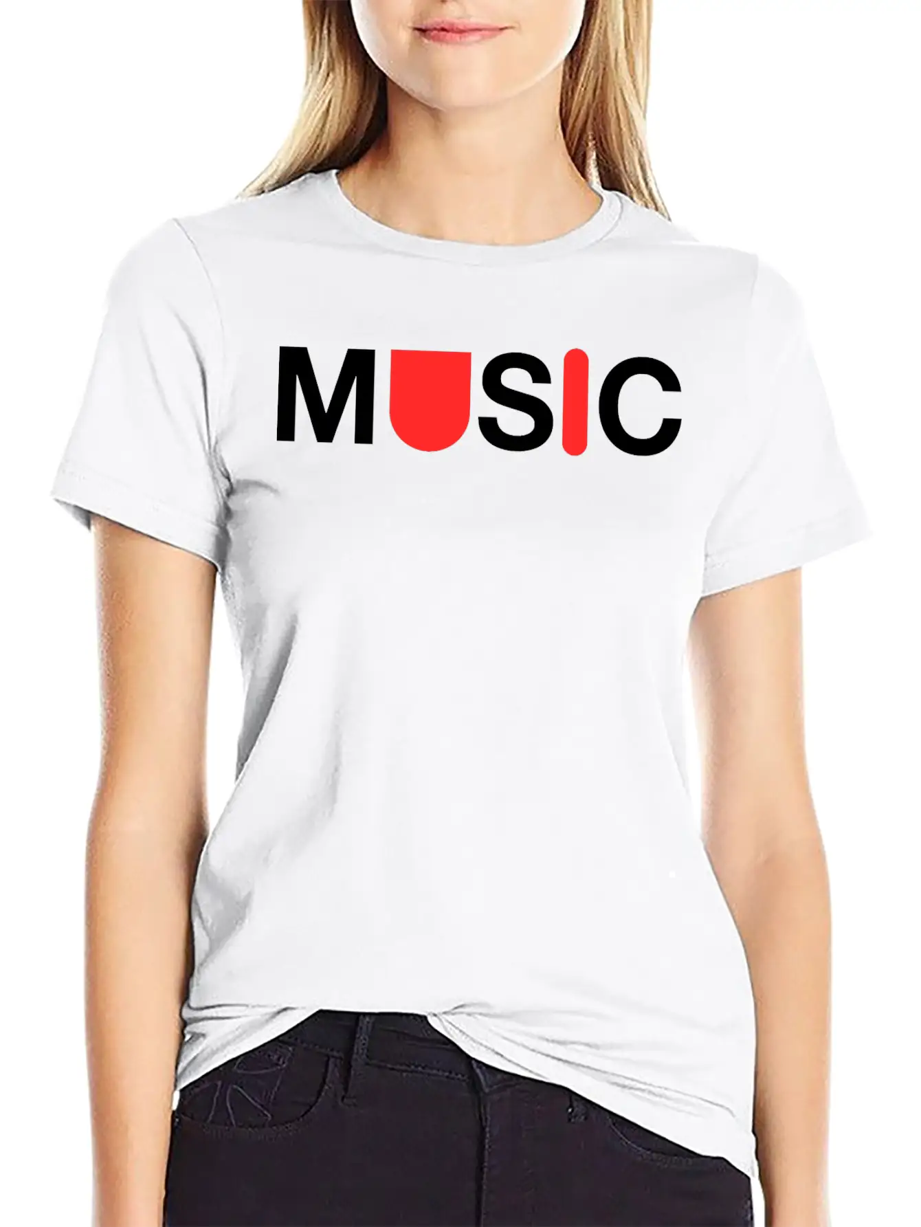Music Logo Essential Cotton Tee For Daily Outfits – Unisex Style