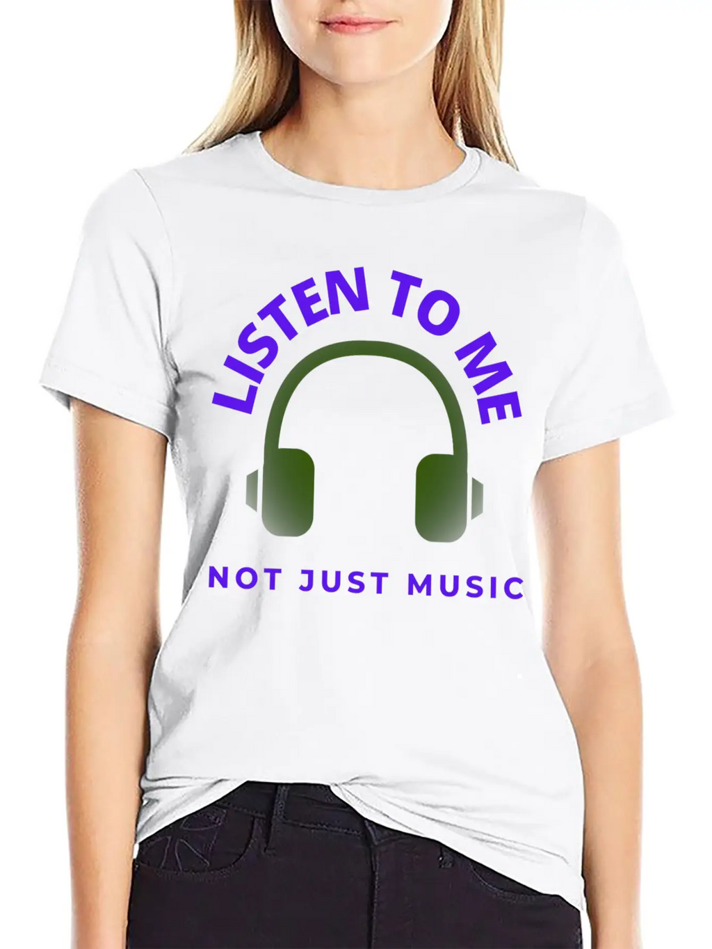 Music Logo Unisex Casual T-Shirt – Clean Design For Daily Comfort