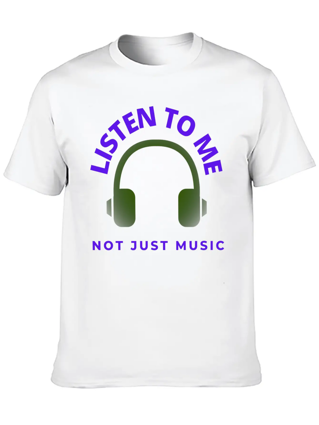 Music Logo Unisex Casual T-Shirt – Clean Design For Daily Comfort