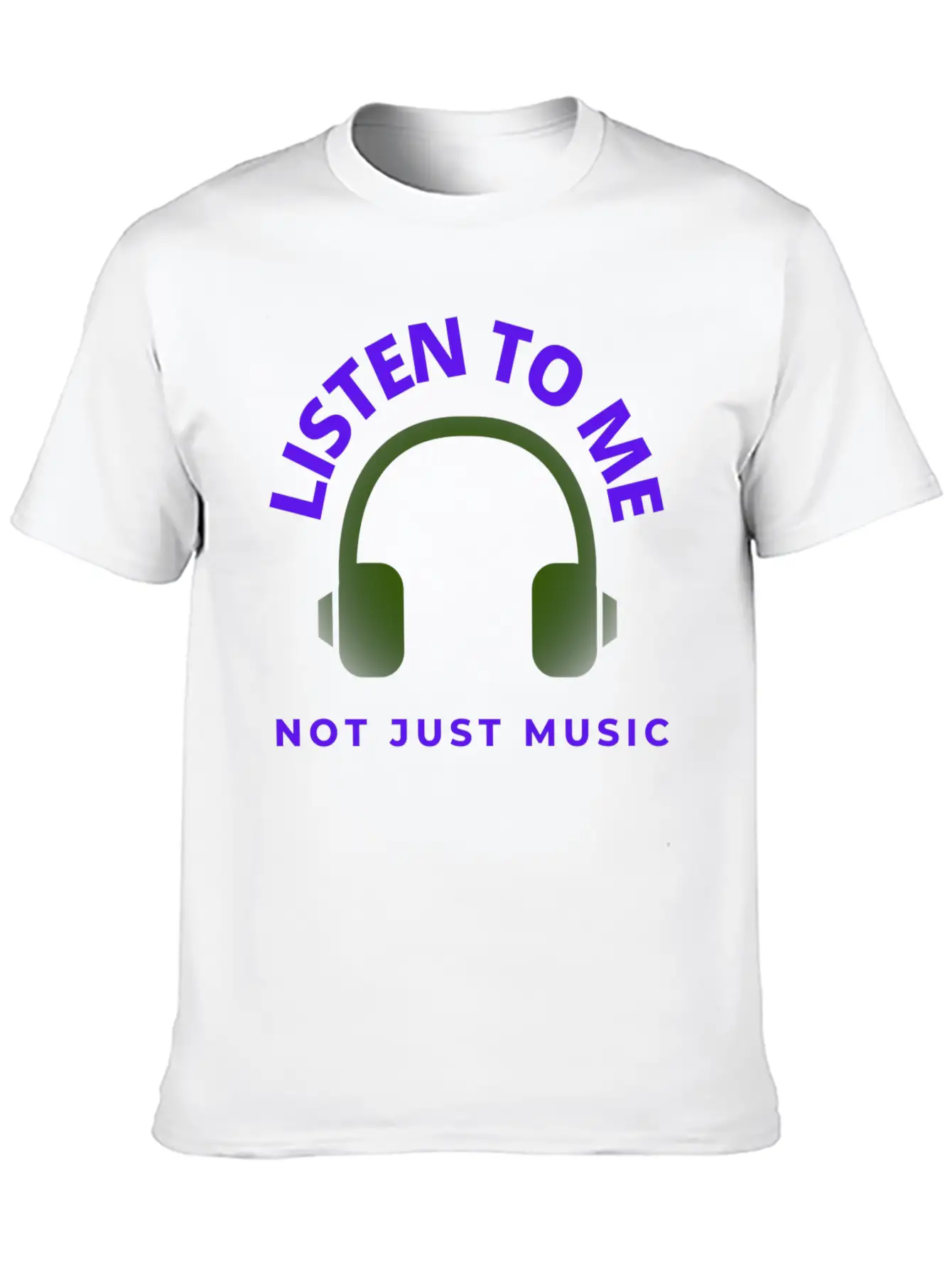 Music Logo Unisex Casual T-Shirt – Clean Design For Daily Comfort