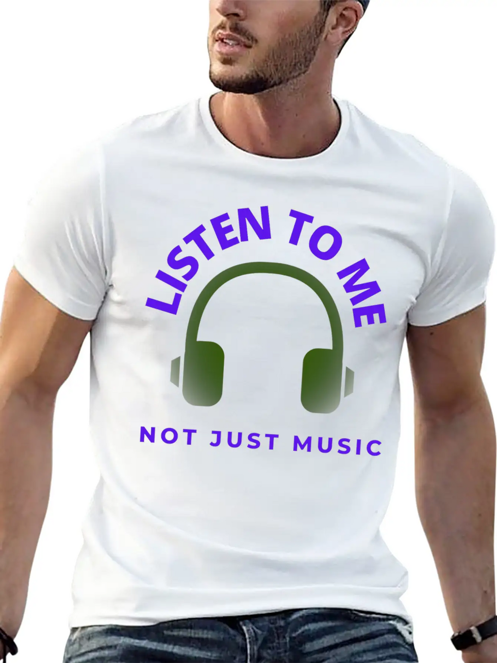Music Logo Unisex Casual T-Shirt – Clean Design For Daily Comfort