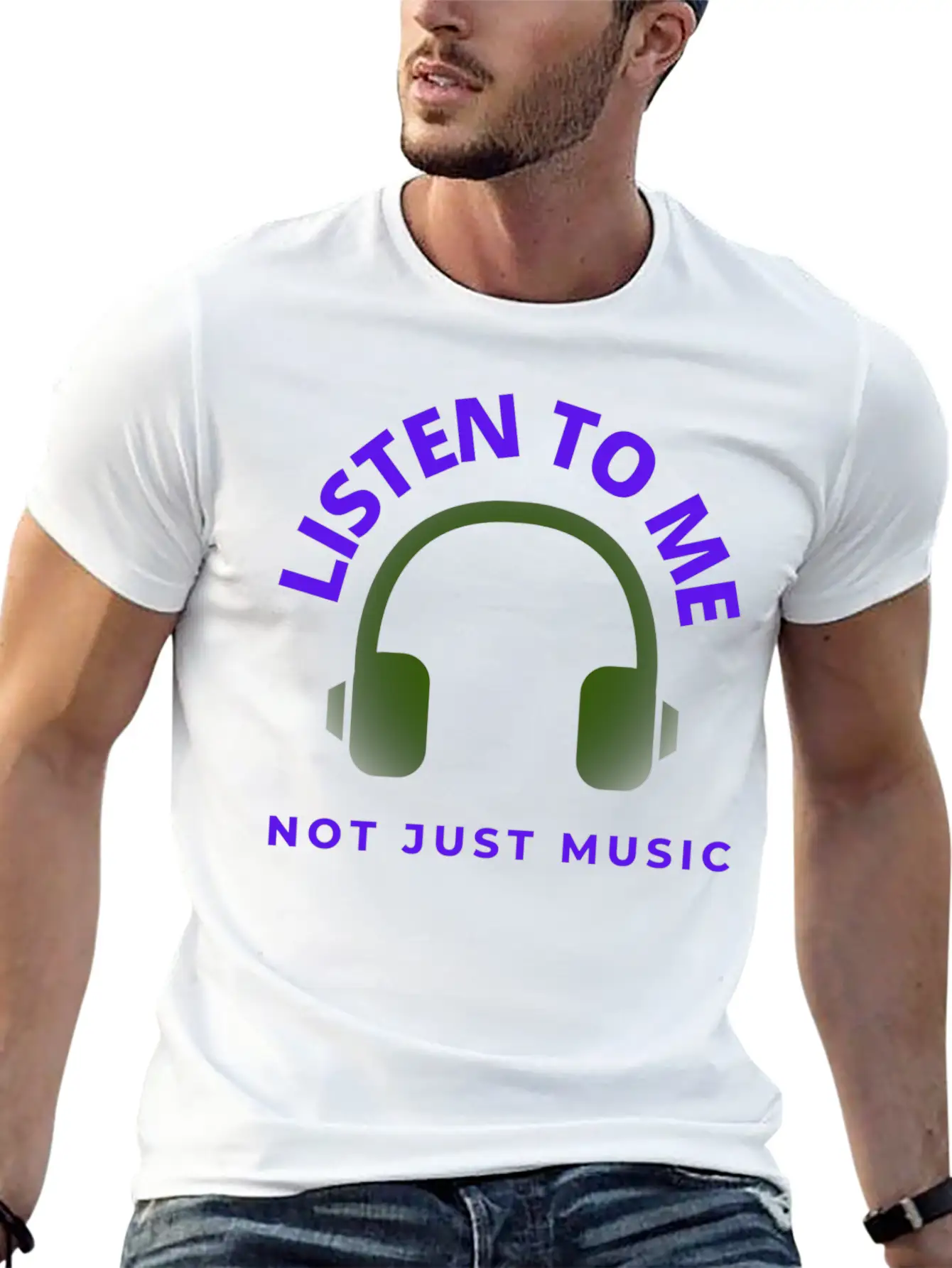 Music Logo Unisex Casual T-Shirt – Clean Design For Daily Comfort