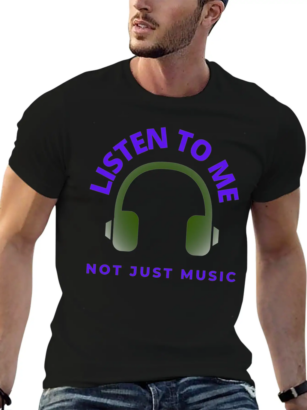 Music Logo Unisex Casual T-Shirt – Clean Design For Daily Comfort