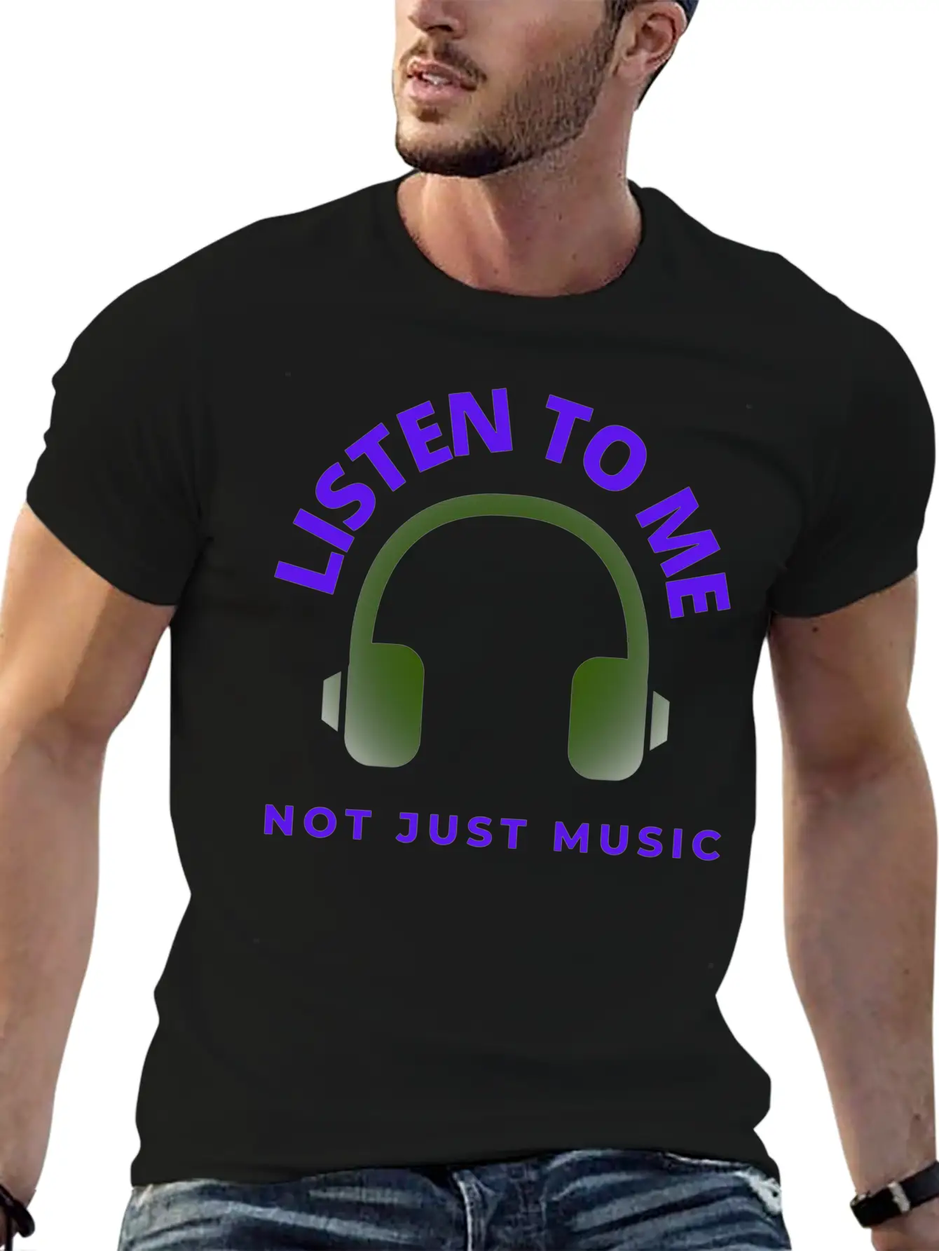 Music Logo Unisex Casual T-Shirt – Clean Design For Daily Comfort