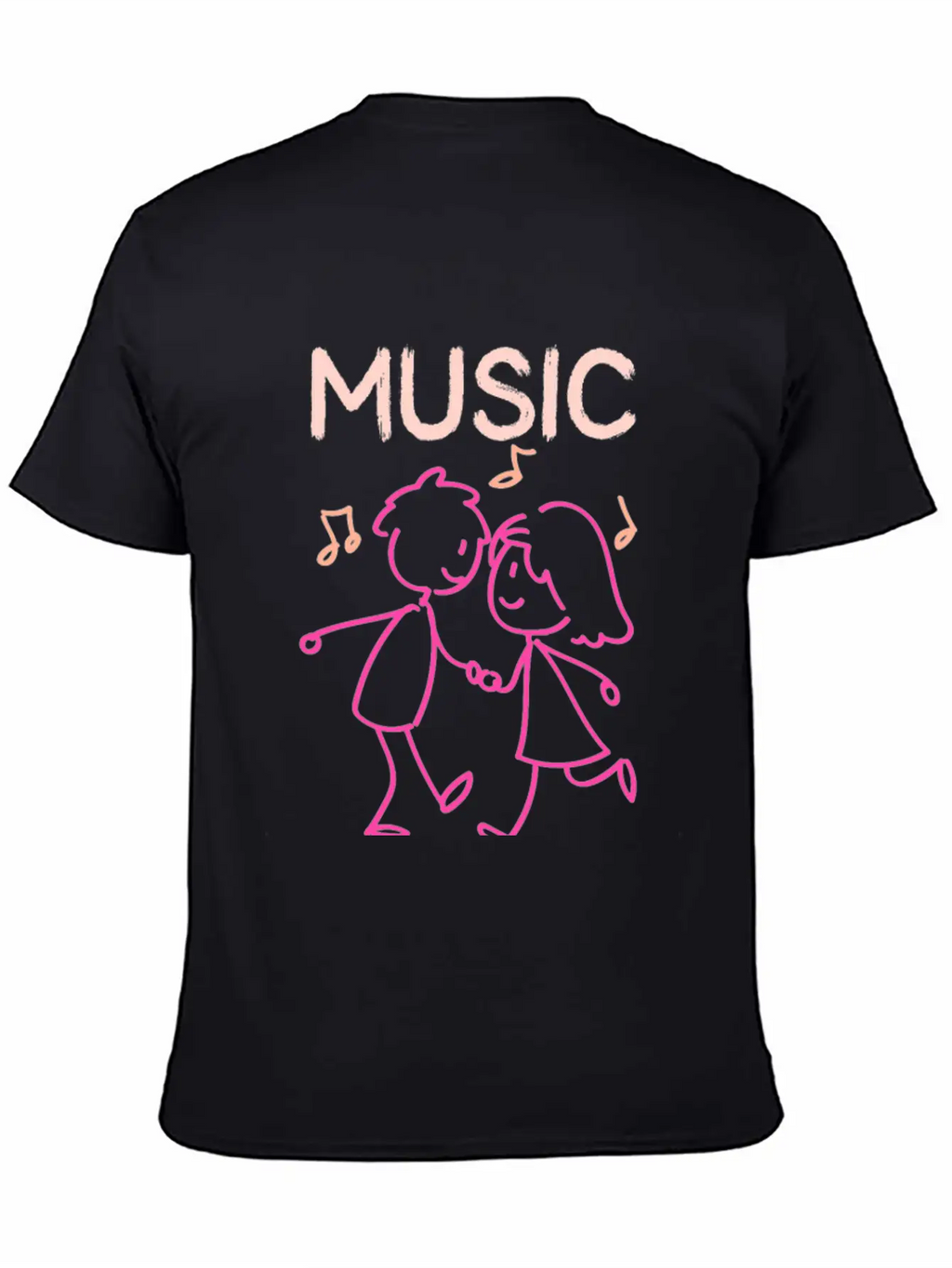 Music Lovers Unisex Casual T-Shirt – Clean Design For Daily Comfort
