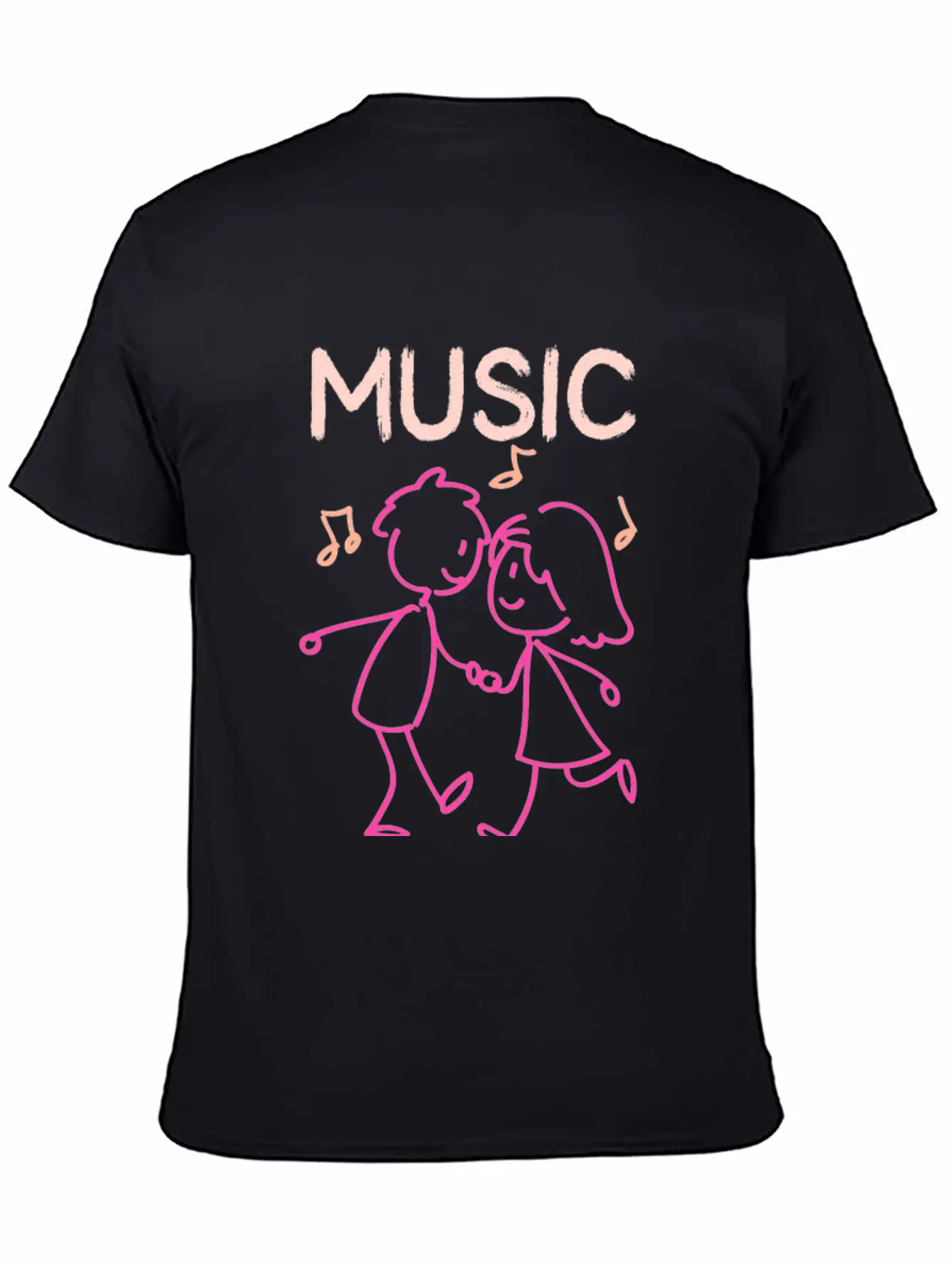 Music Lovers Unisex Casual T-Shirt – Clean Design For Daily Comfort