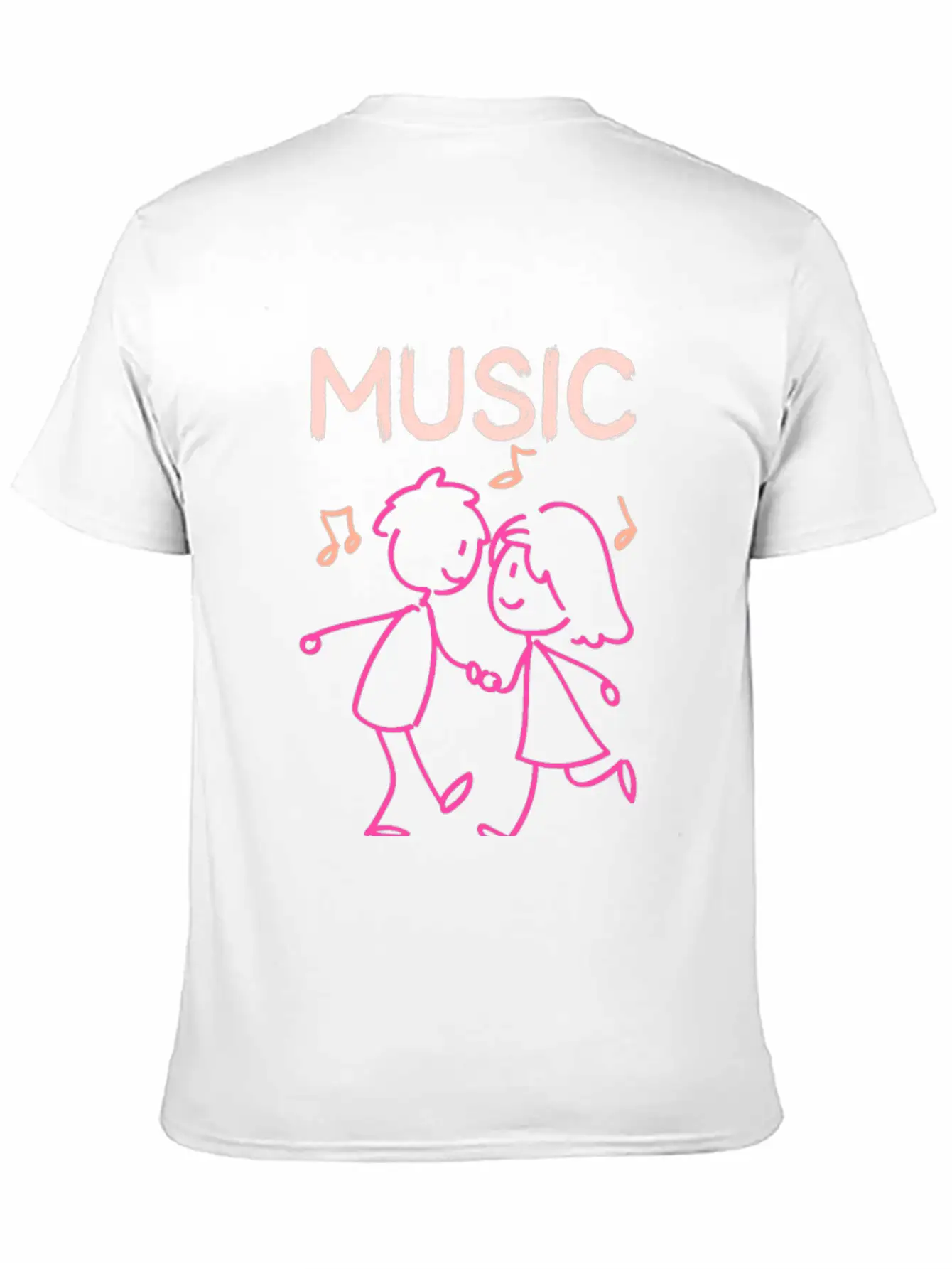 Music Lovers Unisex Casual T-Shirt – Clean Design For Daily Comfort