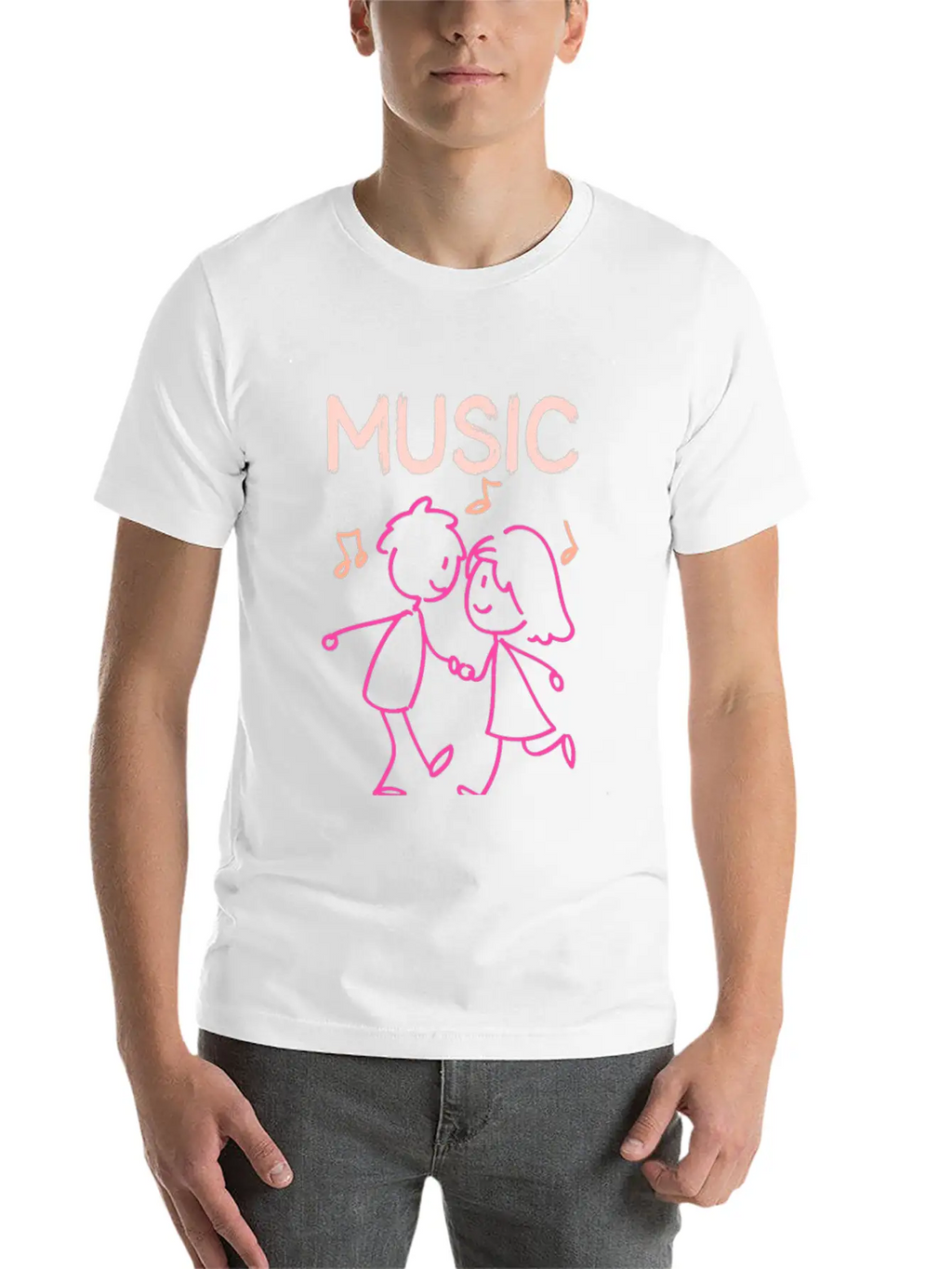 Music Lovers Unisex Casual T-Shirt – Clean Design For Daily Comfort