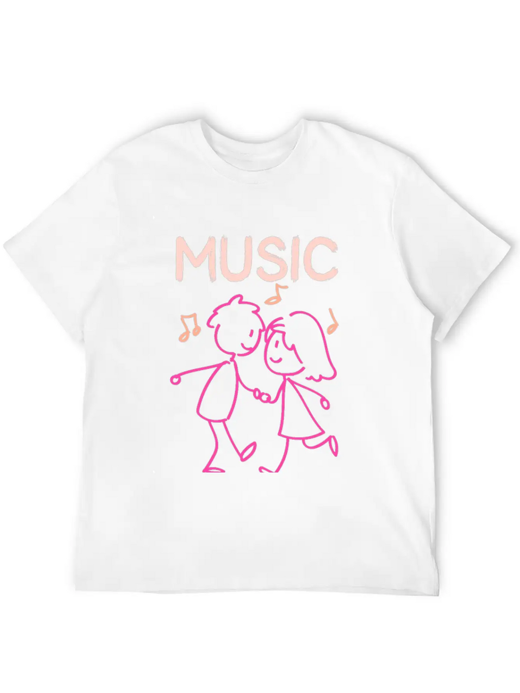 Music Lovers Unisex Casual T-Shirt – Clean Design For Daily Comfort