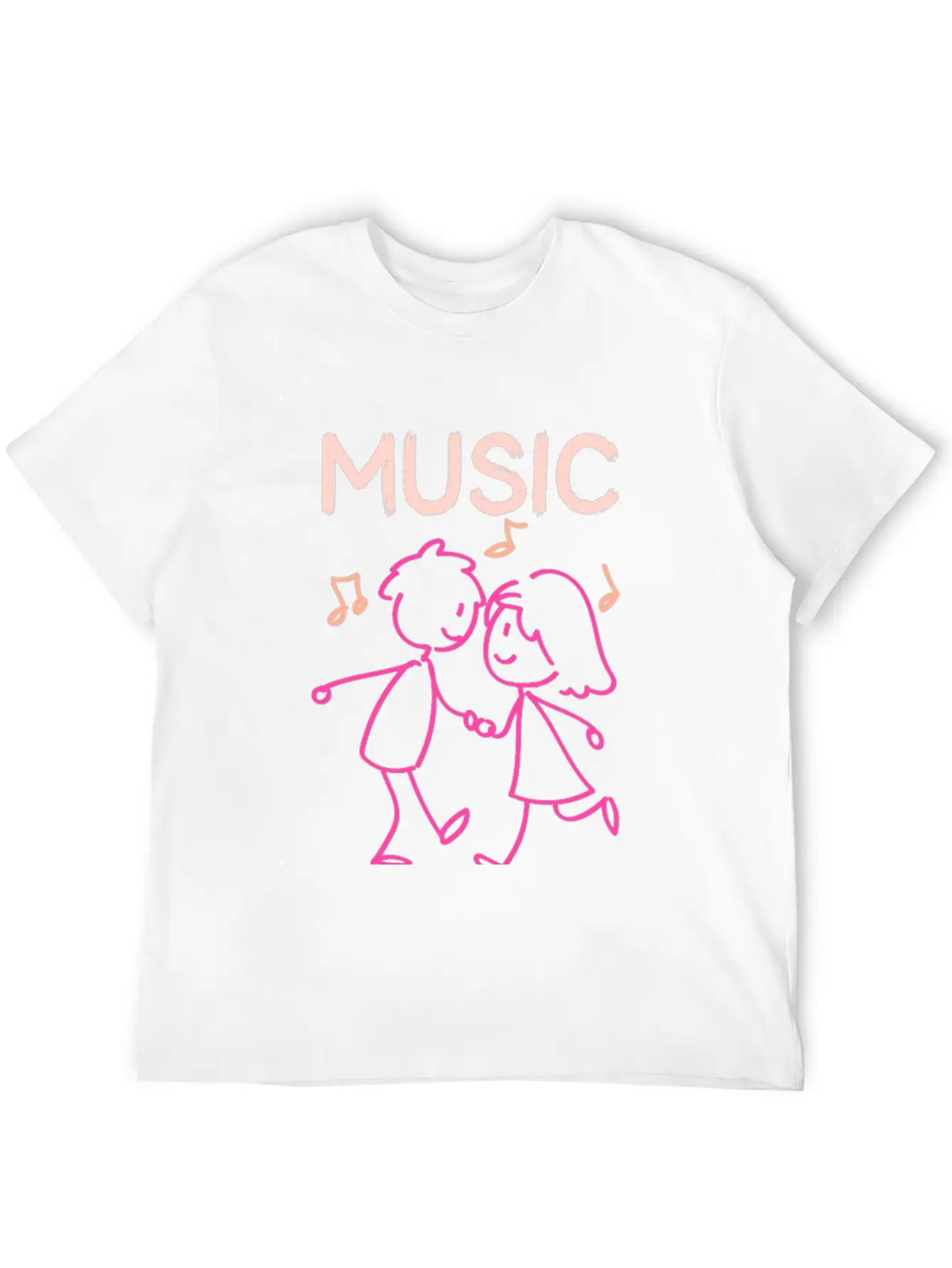 Music Lovers Unisex Casual T-Shirt – Clean Design For Daily Comfort