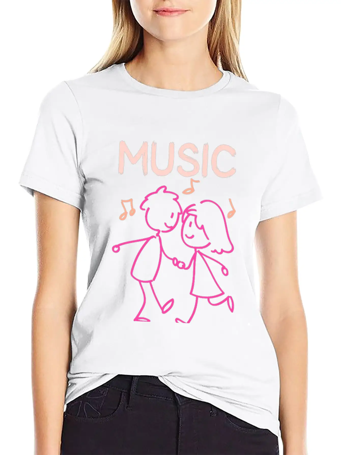 Music Lovers Unisex Casual T-Shirt – Clean Design For Daily Comfort