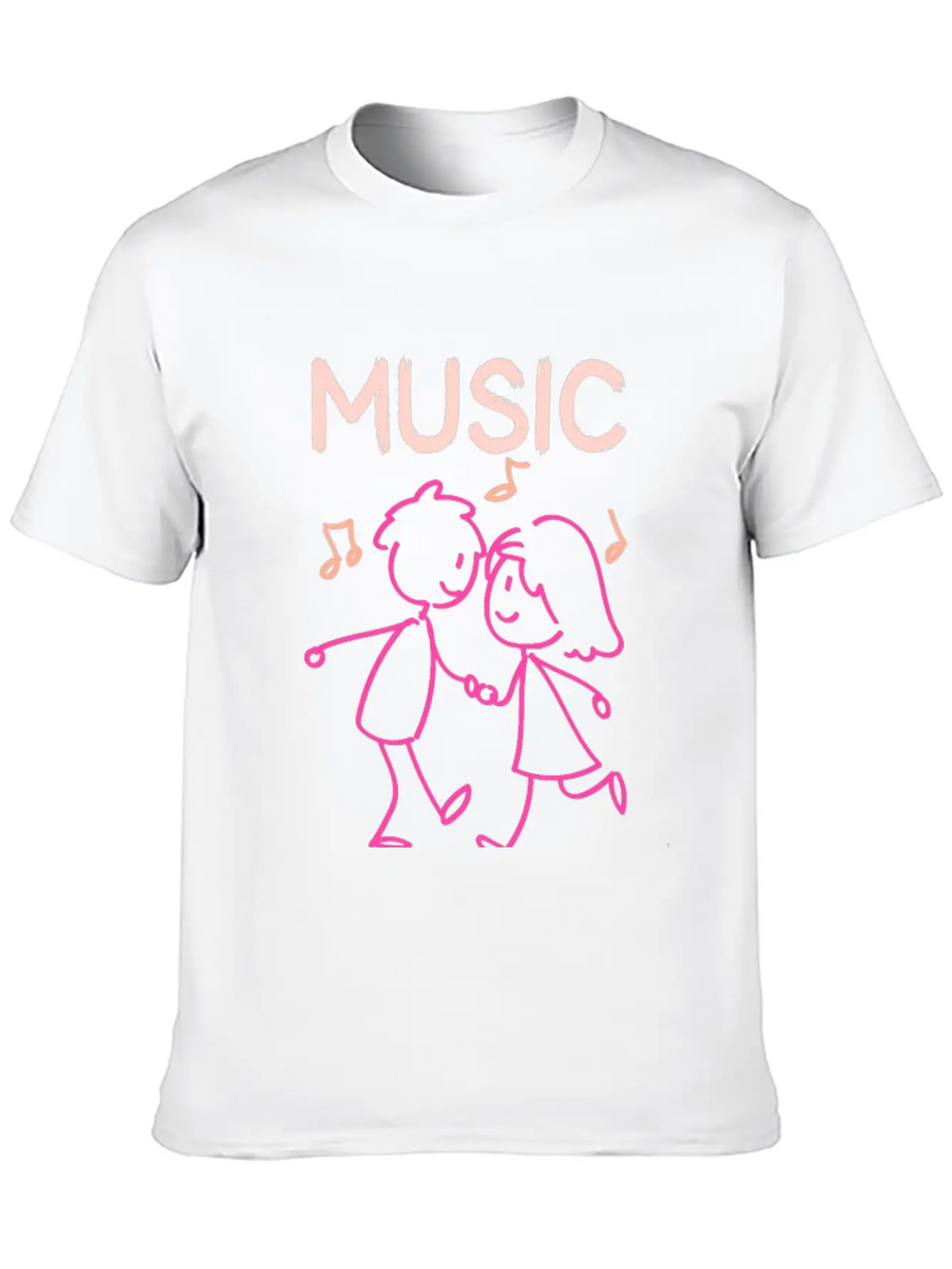 Music Lovers Unisex Casual T-Shirt – Clean Design For Daily Comfort