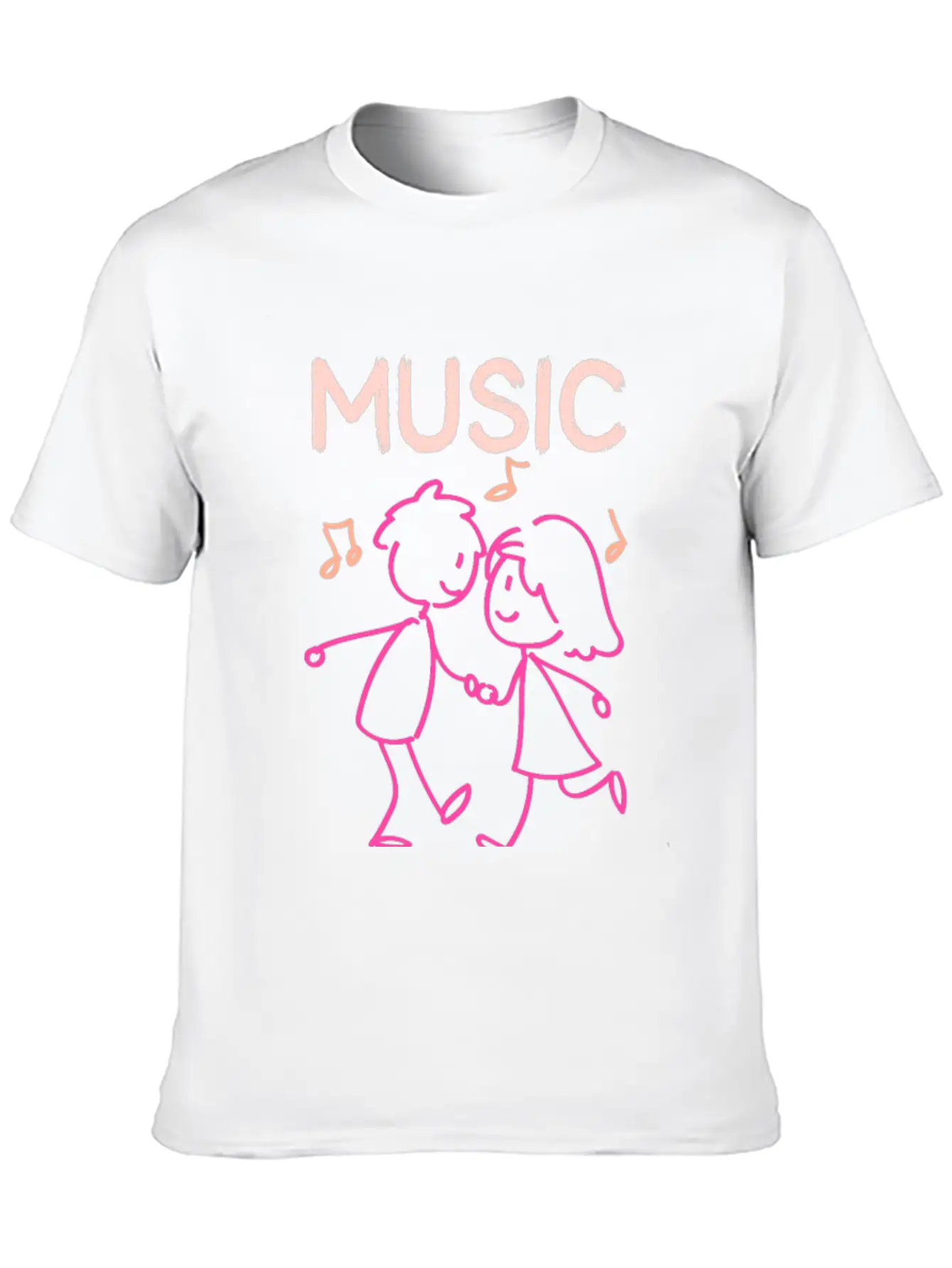 Music Lovers Unisex Casual T-Shirt – Clean Design For Daily Comfort