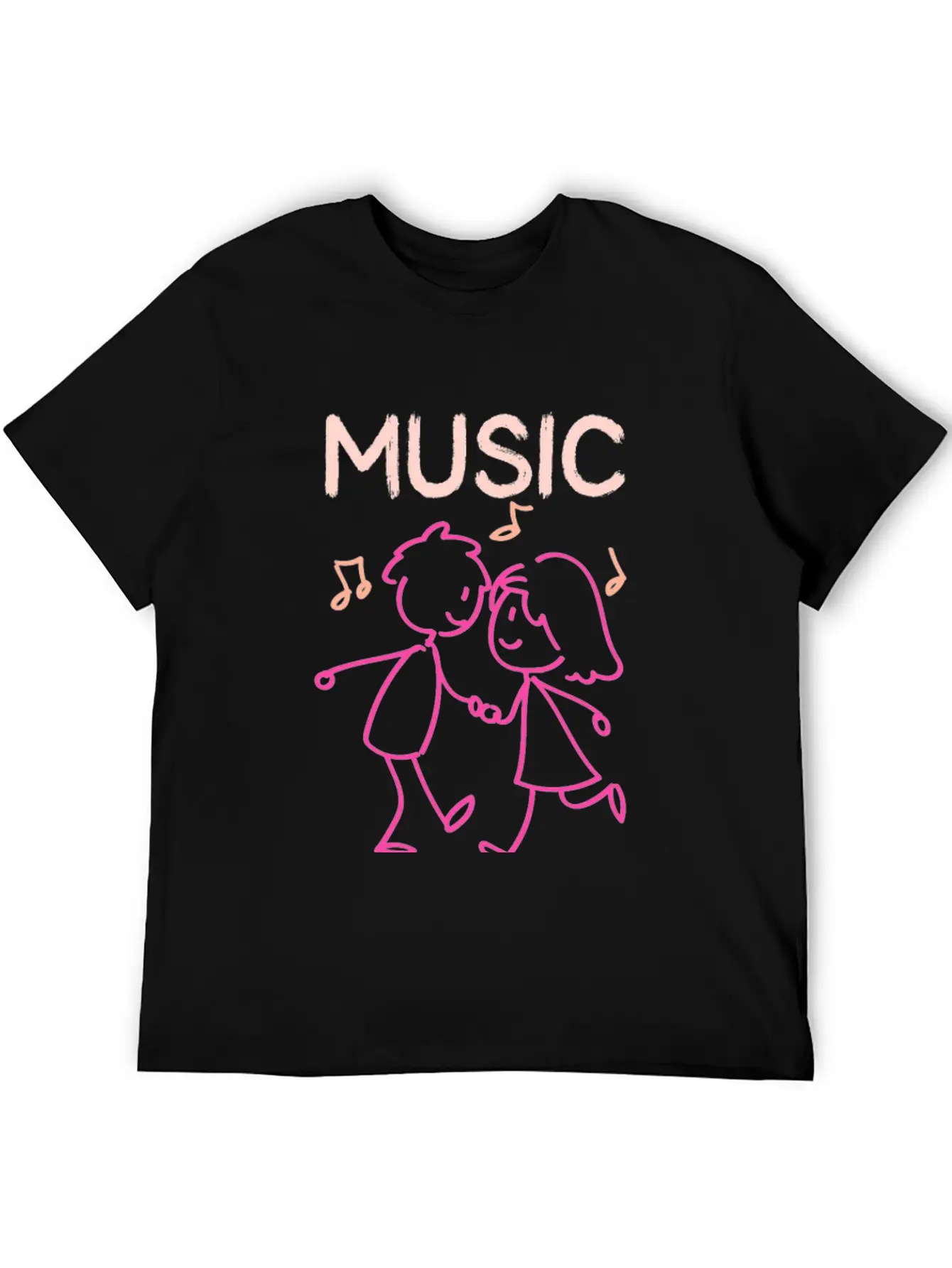 Music Lovers Unisex Casual T-Shirt – Clean Design For Daily Comfort