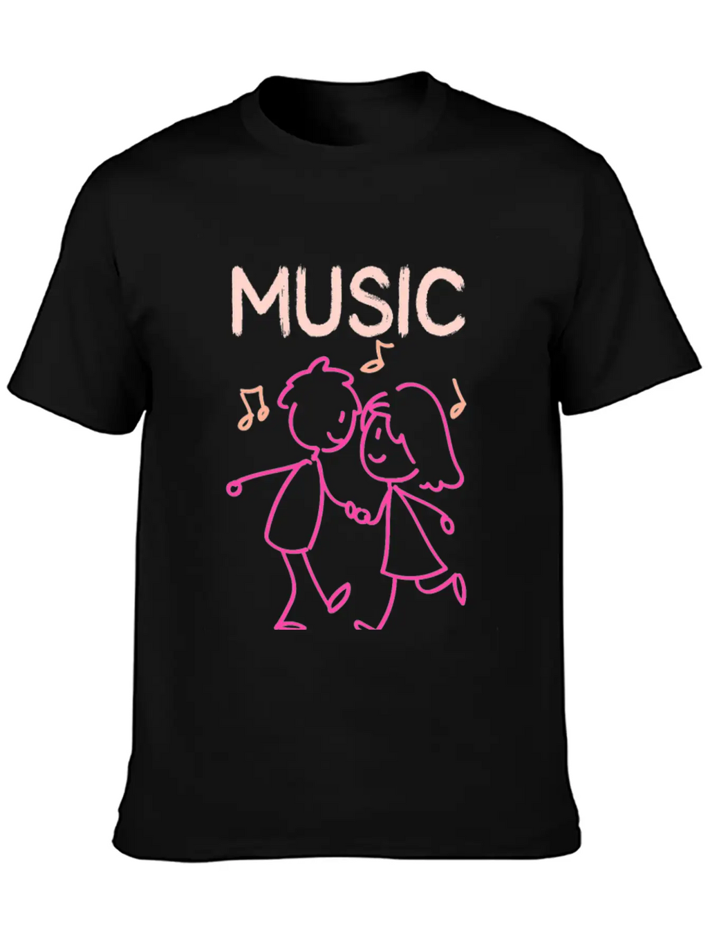 Music Lovers Unisex Casual T-Shirt – Clean Design For Daily Comfort