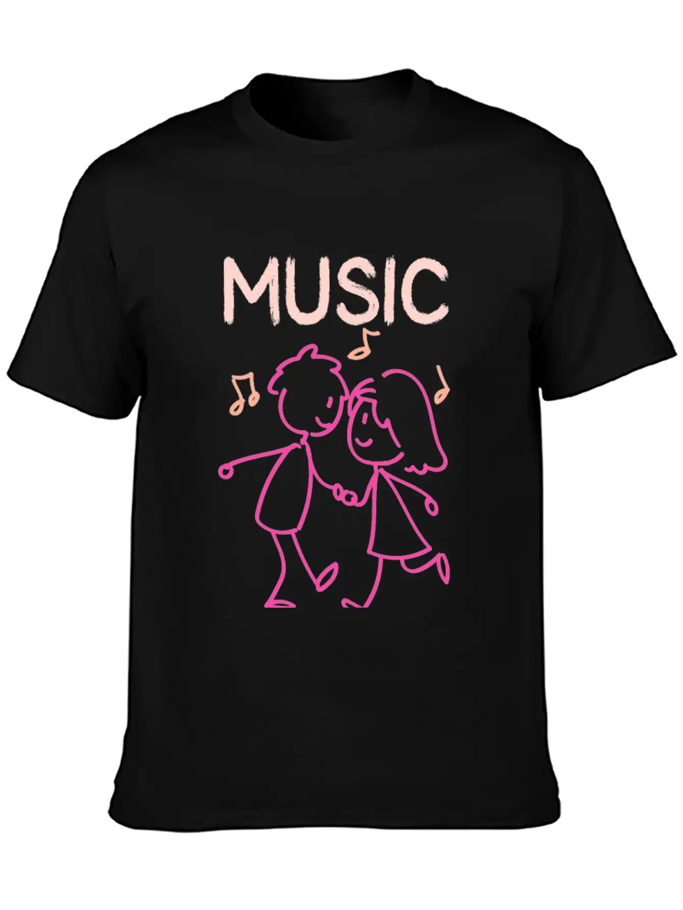 Music Lovers Unisex Casual T-Shirt – Clean Design For Daily Comfort