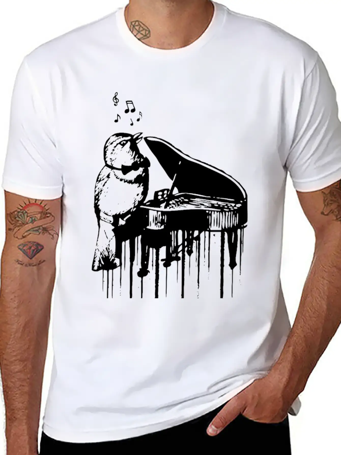 Music Maestro Essential Cotton Tee For Daily Outfits – Unisex Style