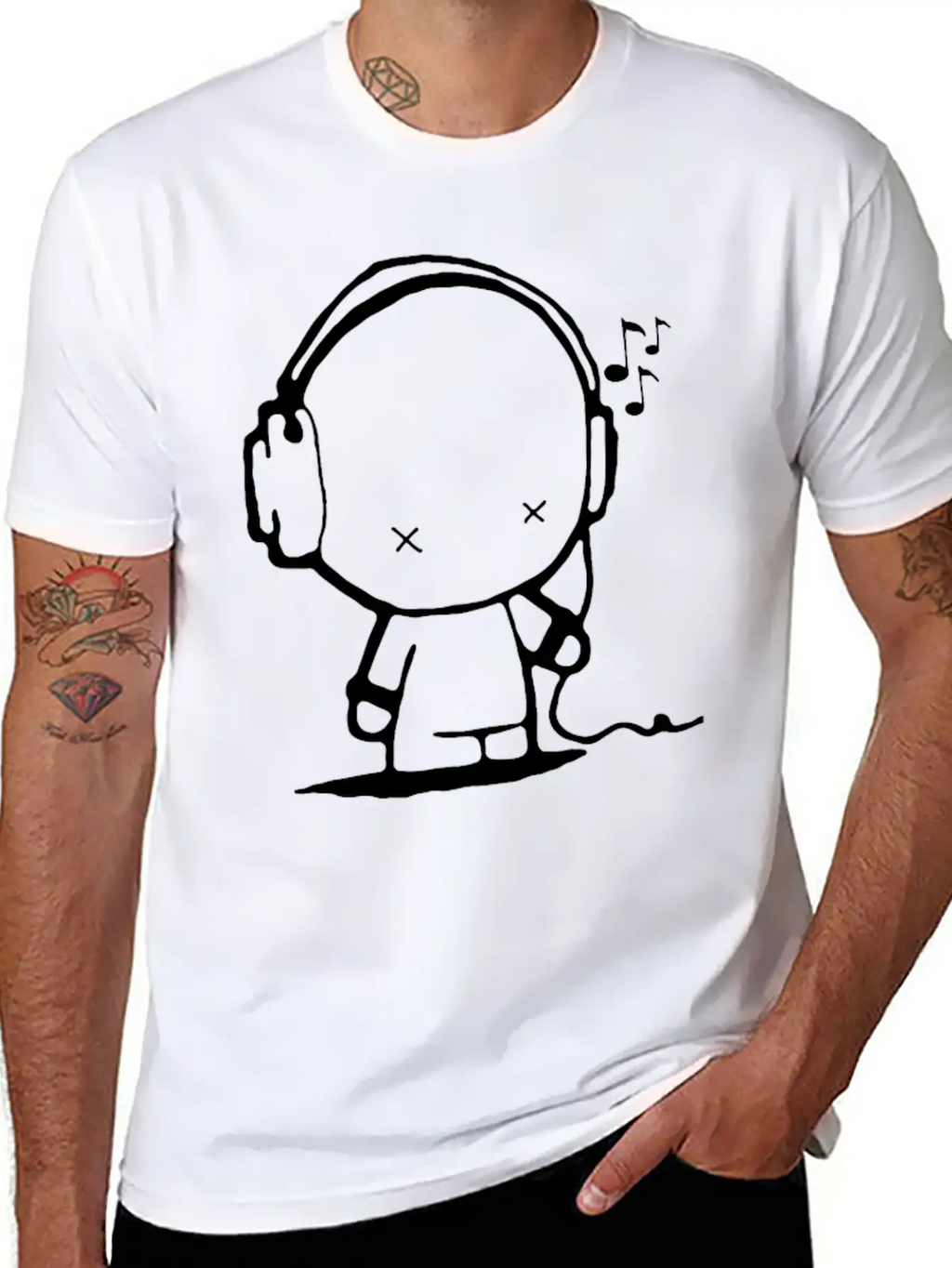 Music Man Unisex Casual T-Shirt – Clean Design For Daily Comfort