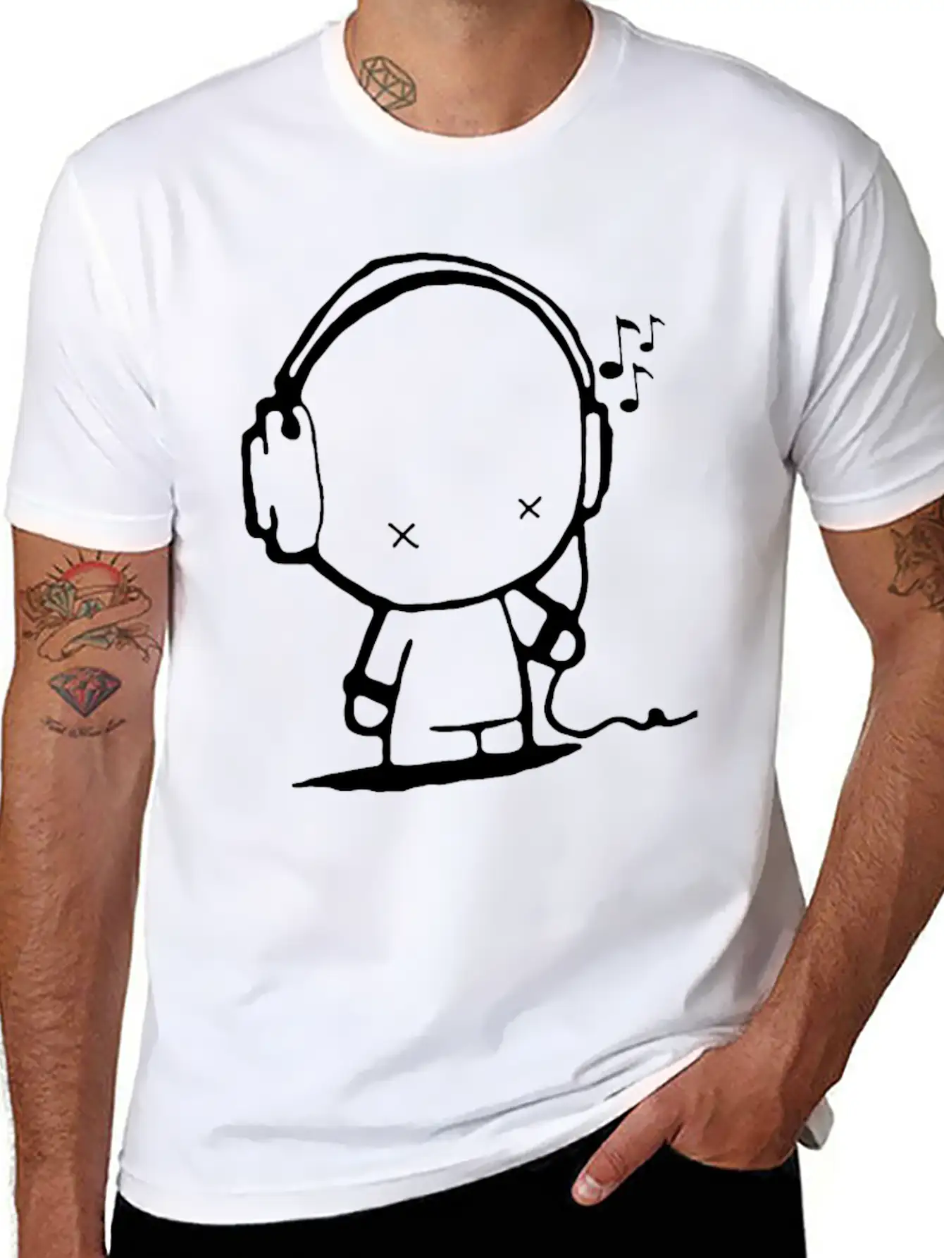 Music Man Unisex Casual T-Shirt – Clean Design For Daily Comfort