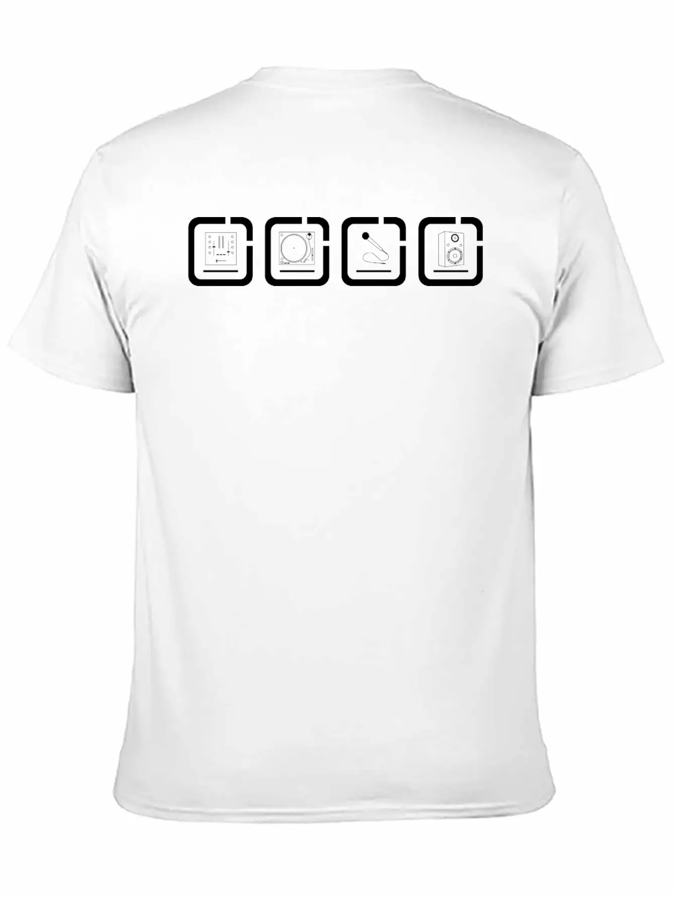 Music Mix Equipment Breathable Soft Cotton T-Shirt – Timeless Casual Look