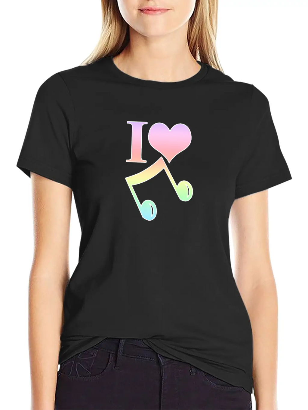 Music Musician Musical Notes Clef Gift Stylish Everyday T-Shirt – Unisex Basic Cotton Tee